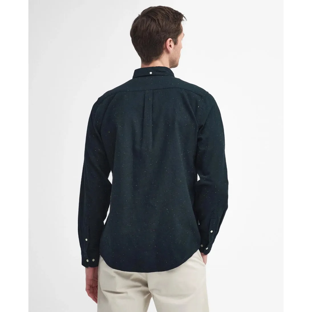 Barbour Tainsbury Tailored Long Sleeved Shirt Green MSH5518GN73