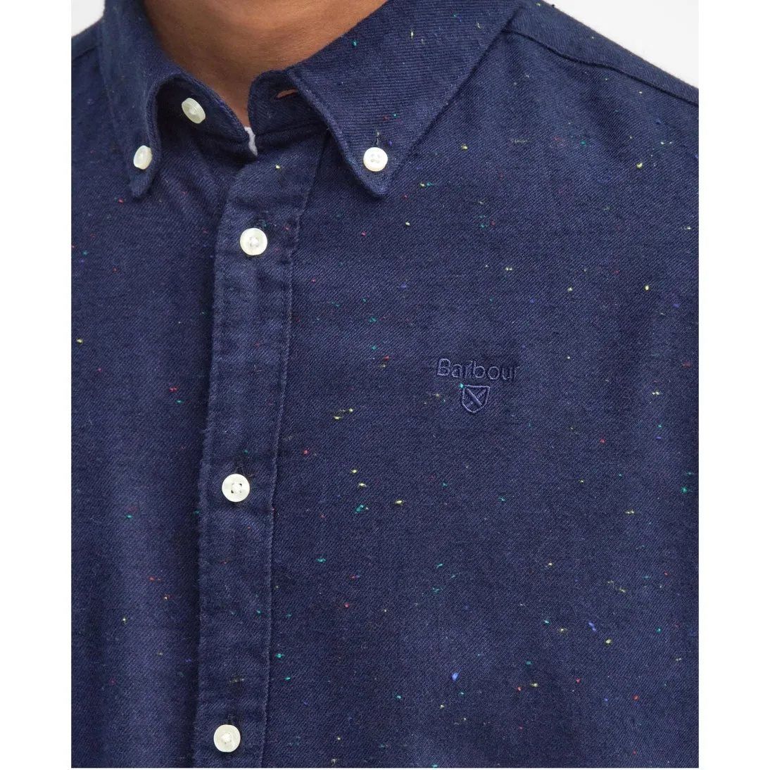 Barbour Tainsbury Tailored Long Sleeved Shirt Navy MSH5518NY91