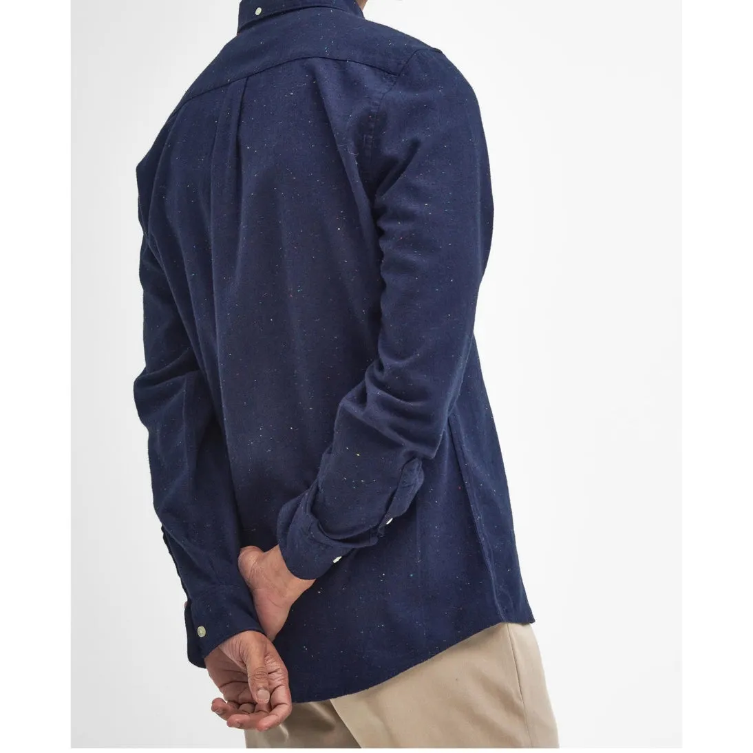 Barbour Tainsbury Tailored Long Sleeved Shirt Navy MSH5518NY91