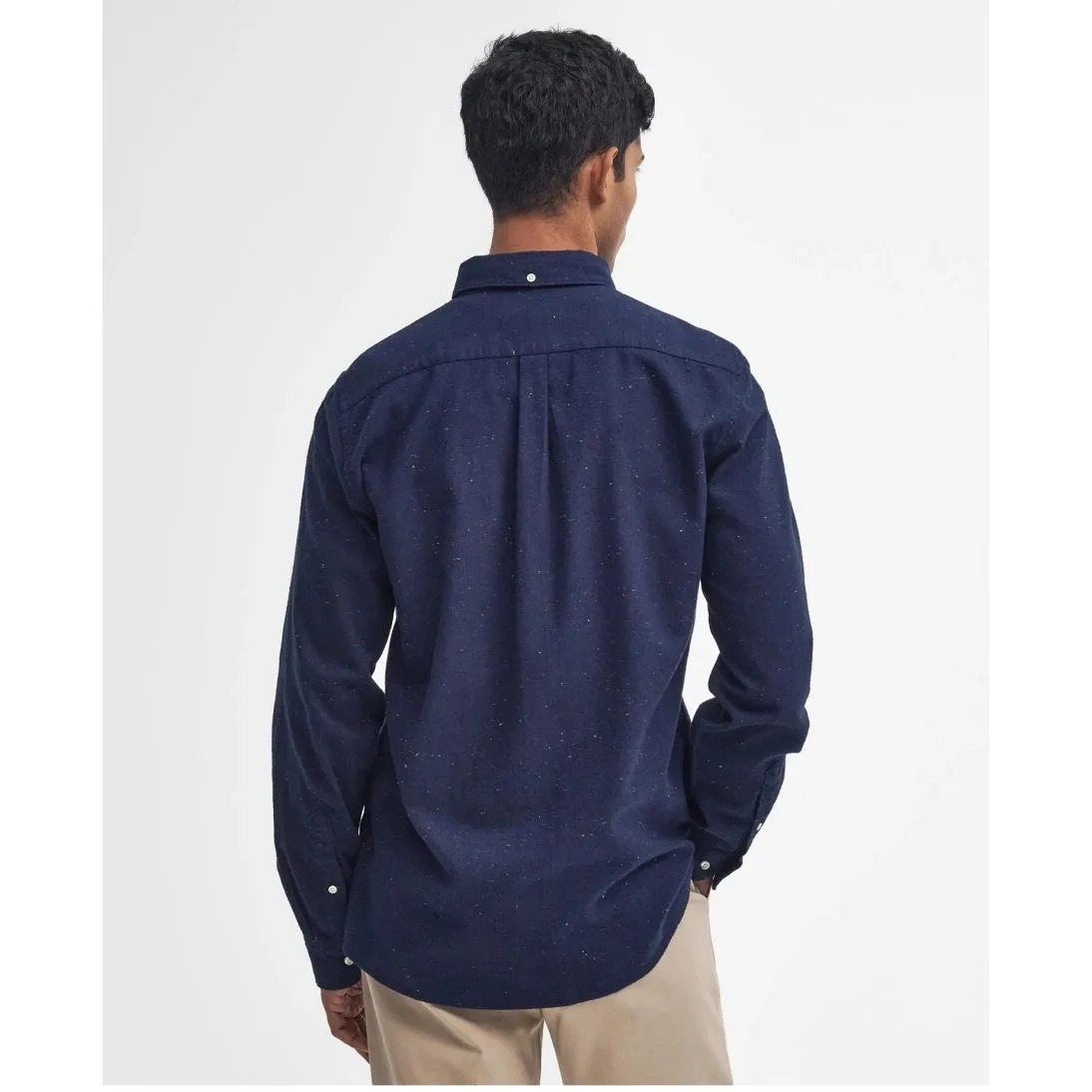 Barbour Tainsbury Tailored Long Sleeved Shirt Navy MSH5518NY91