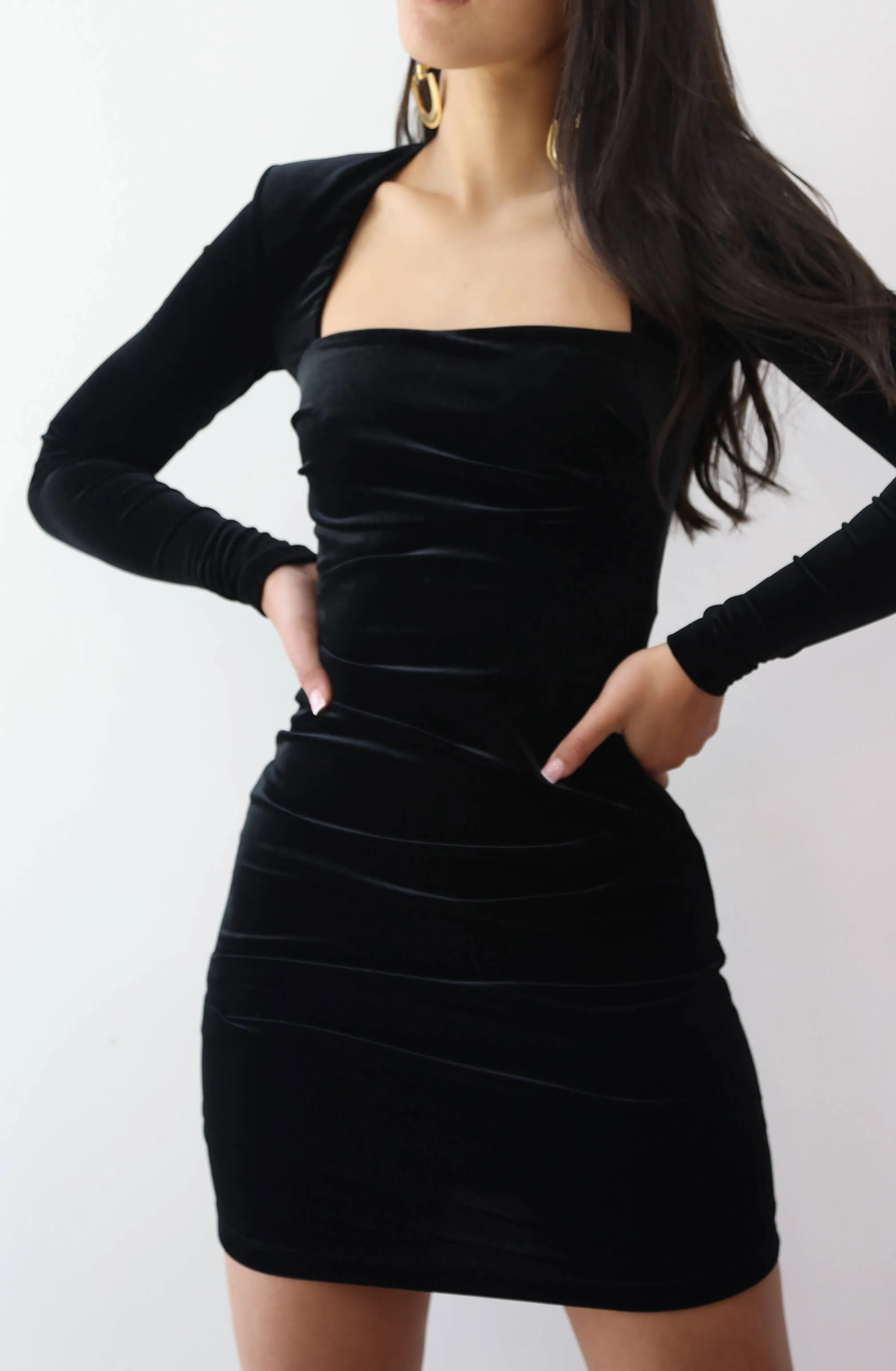 Black Mercury Long Sleeve Mini by Nookie