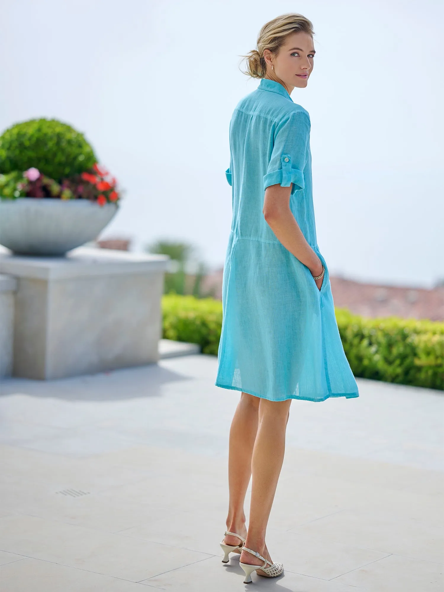 Cira Linen Dress