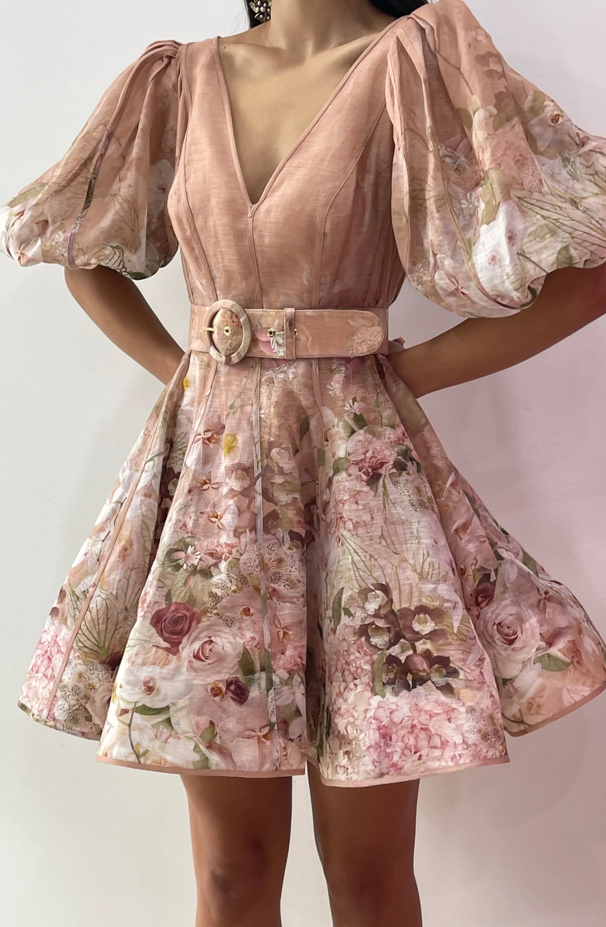Dancer Puff Sleeve Mini by Zimmermann
