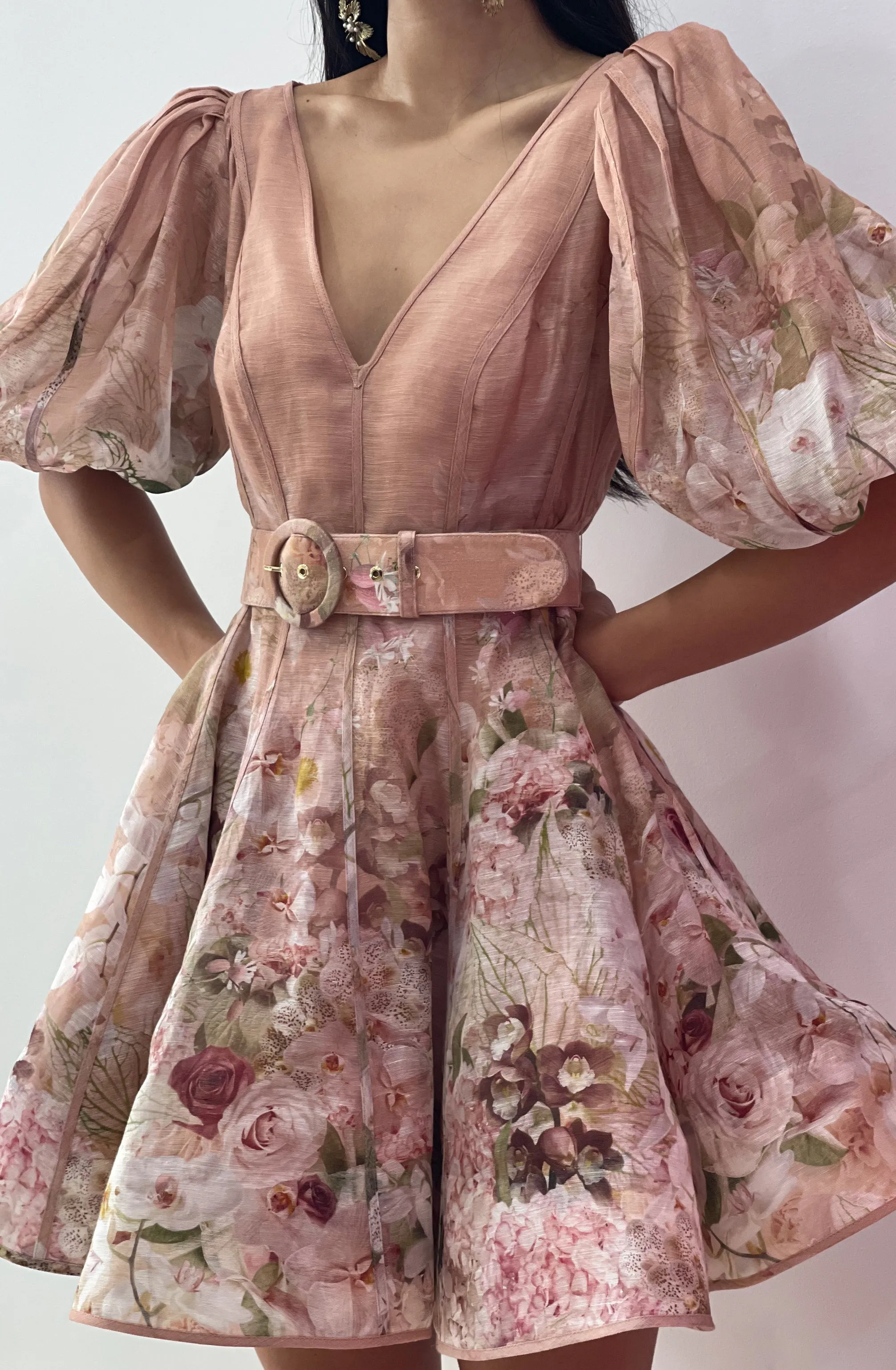 Dancer Puff Sleeve Mini by Zimmermann