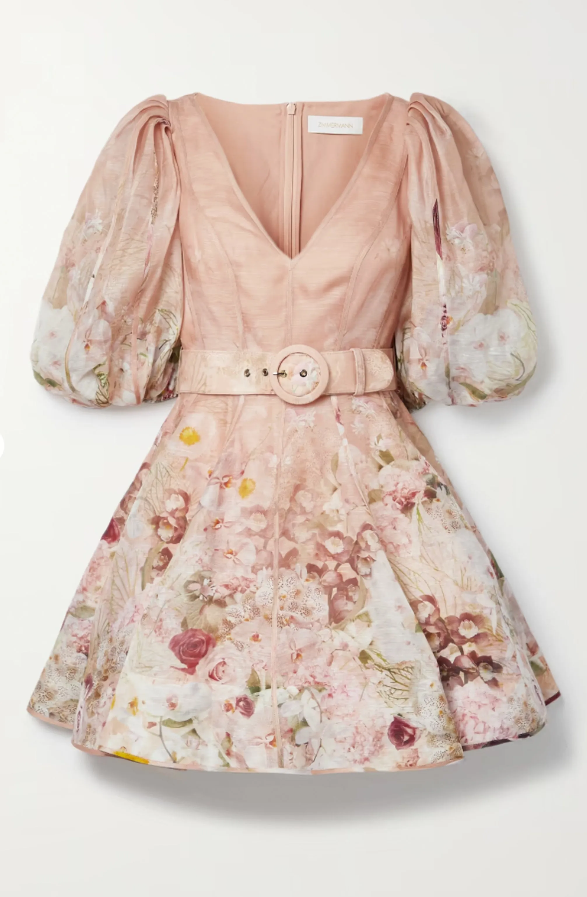 Dancer Puff Sleeve Mini by Zimmermann
