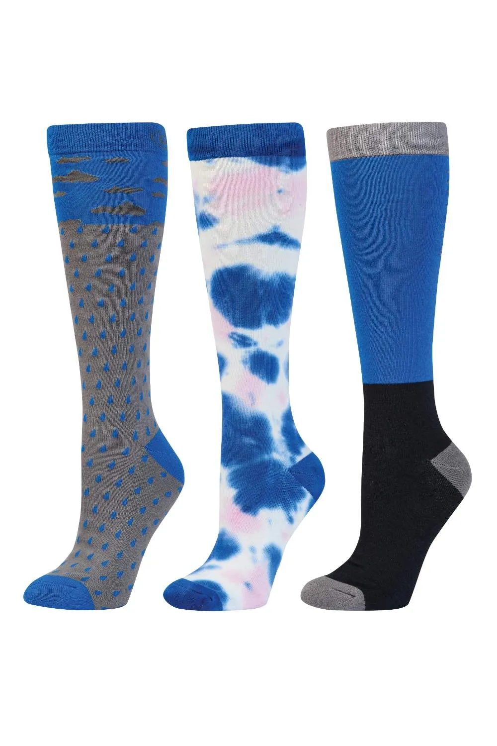 Dublin 3 Pack Ladies Socks
