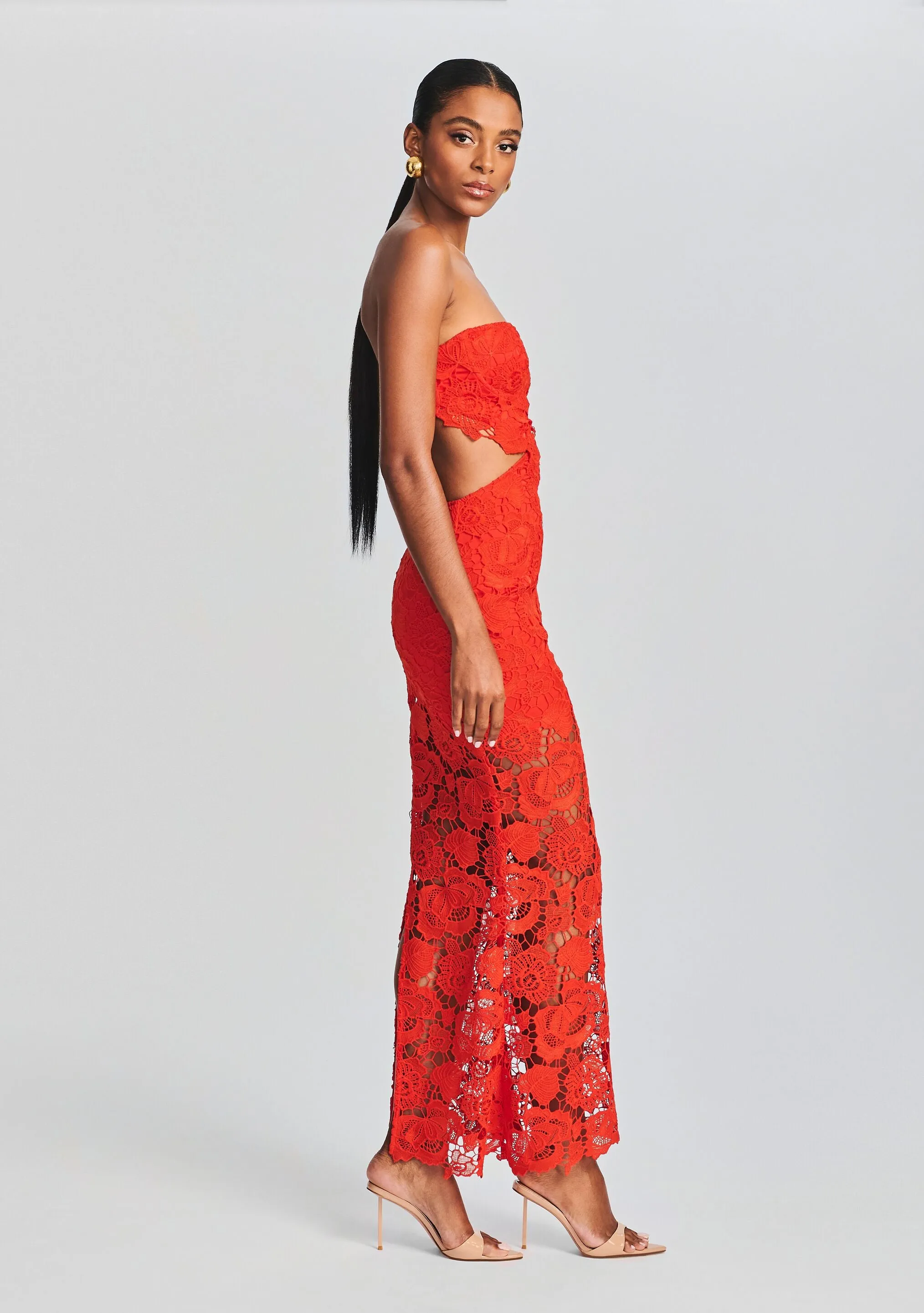 Eliza Lace Maxi Dress
