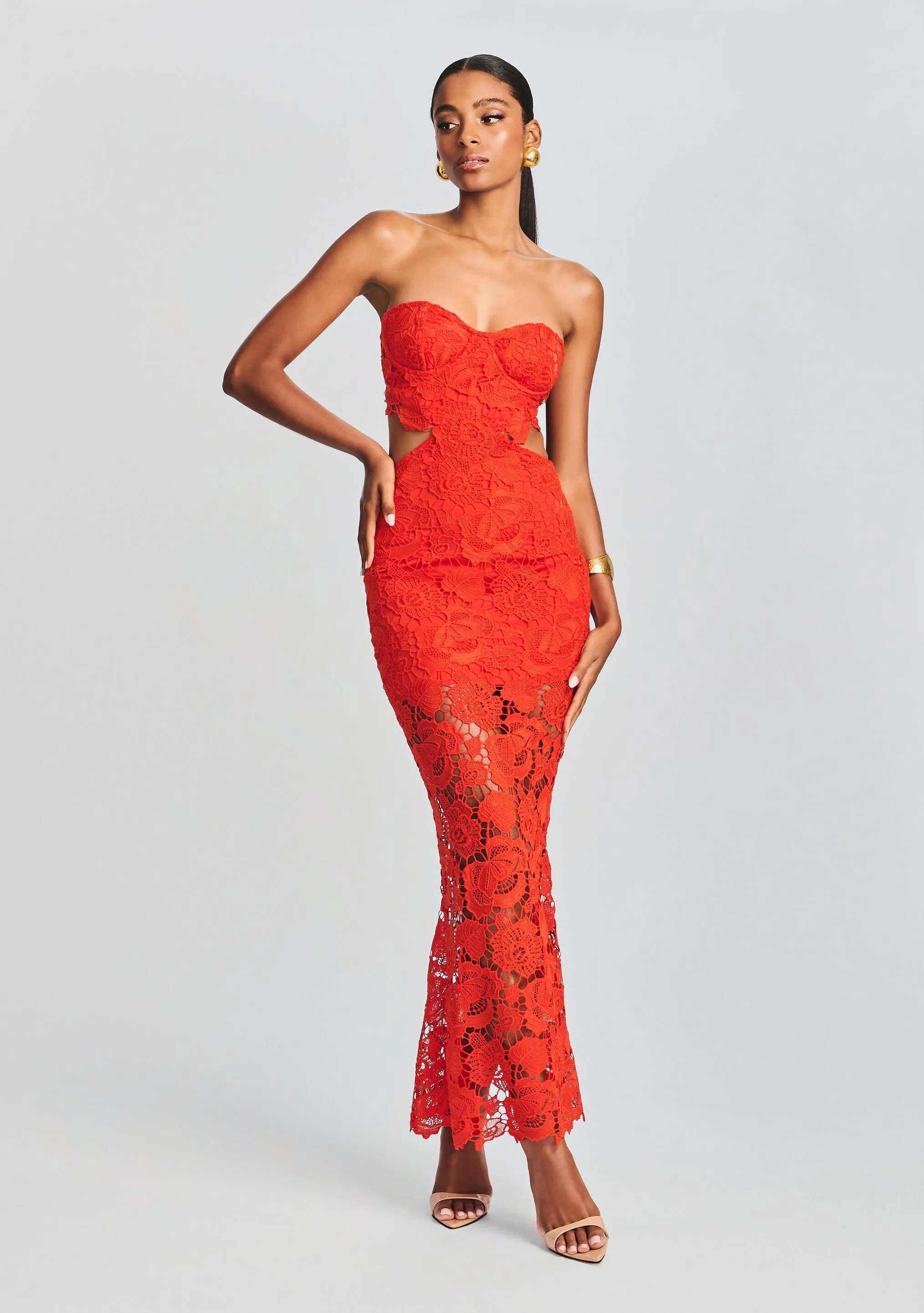Eliza Lace Maxi Dress