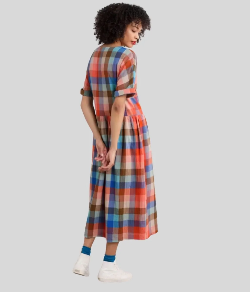 Ex Seasalt Garden Painting Brouse Dress