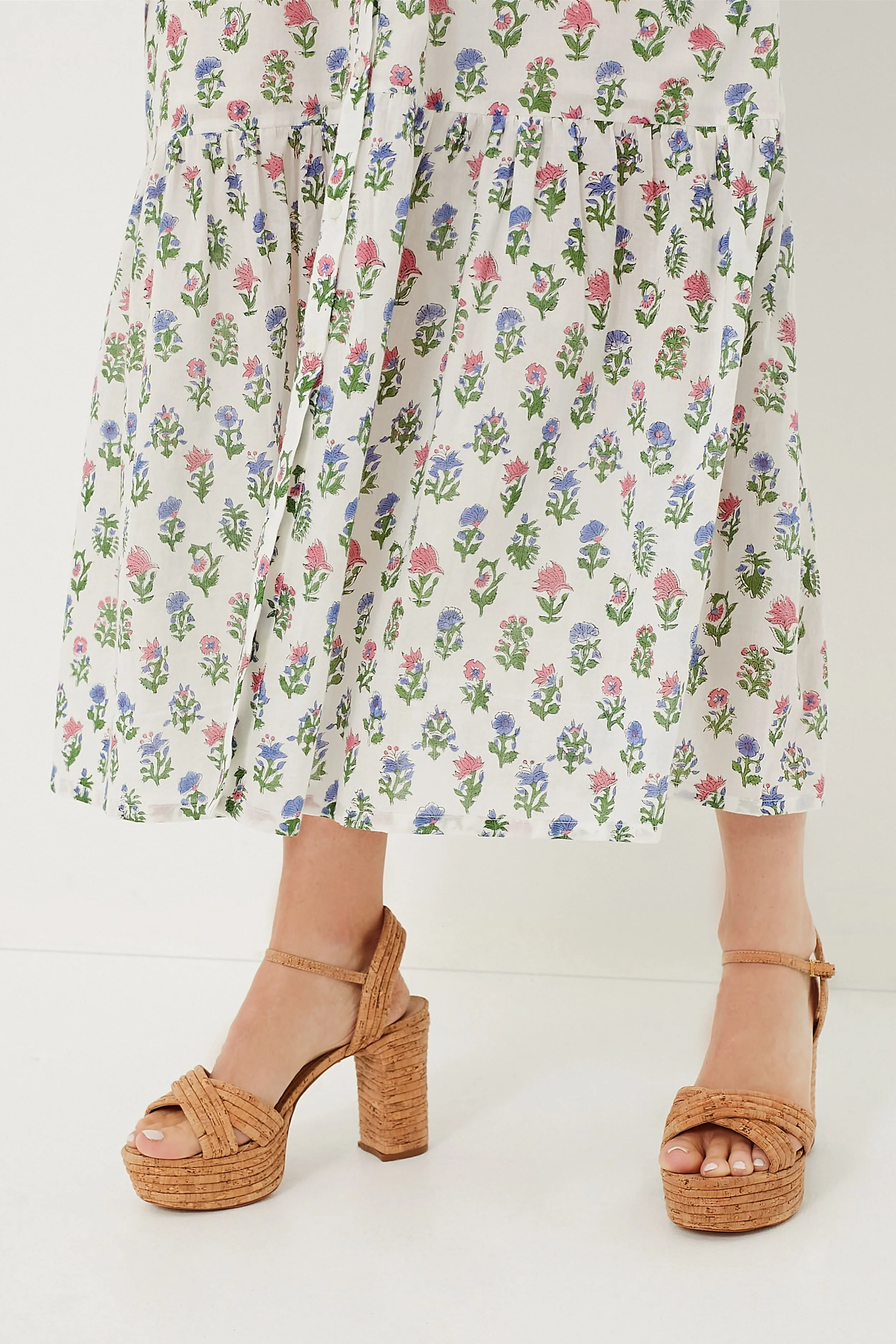 Exclusive Mixed Bouquet Organic Lucy Dress