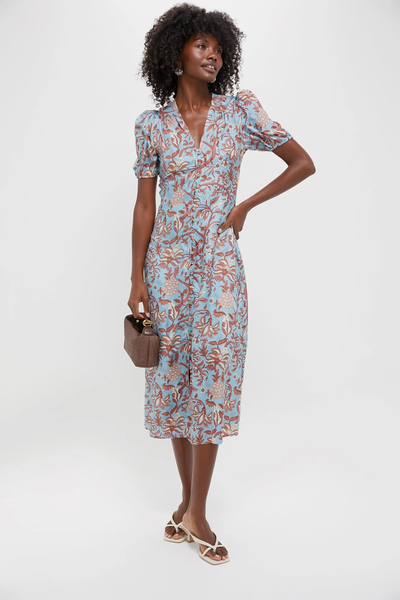 Fernando Sky Olivia Midi Dress