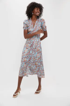 Fernando Sky Olivia Midi Dress