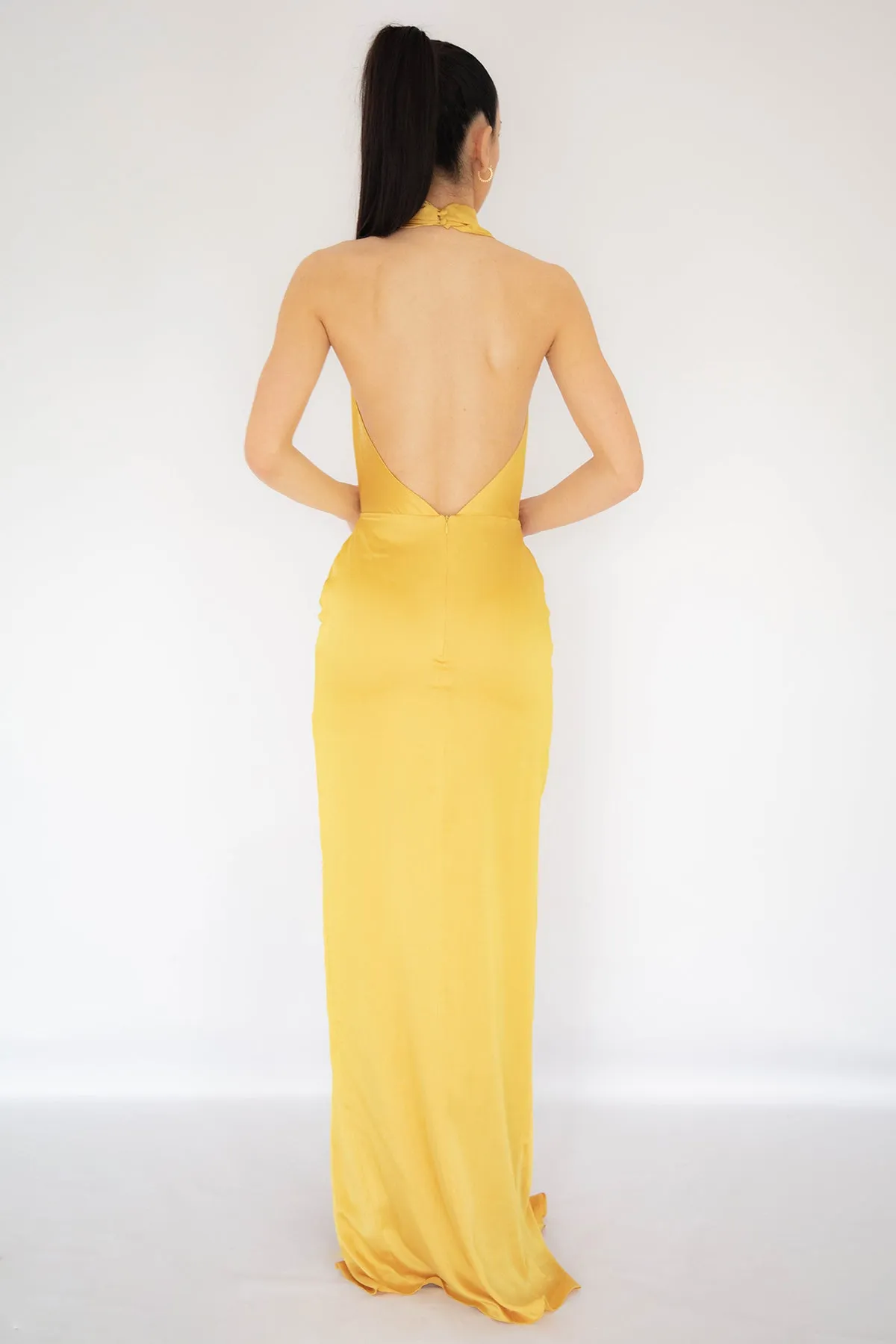 FINAL SALE: Elle Dress In Mustard by HSH