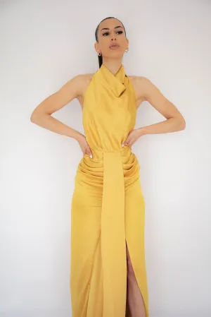 FINAL SALE: Elle Dress In Mustard by HSH