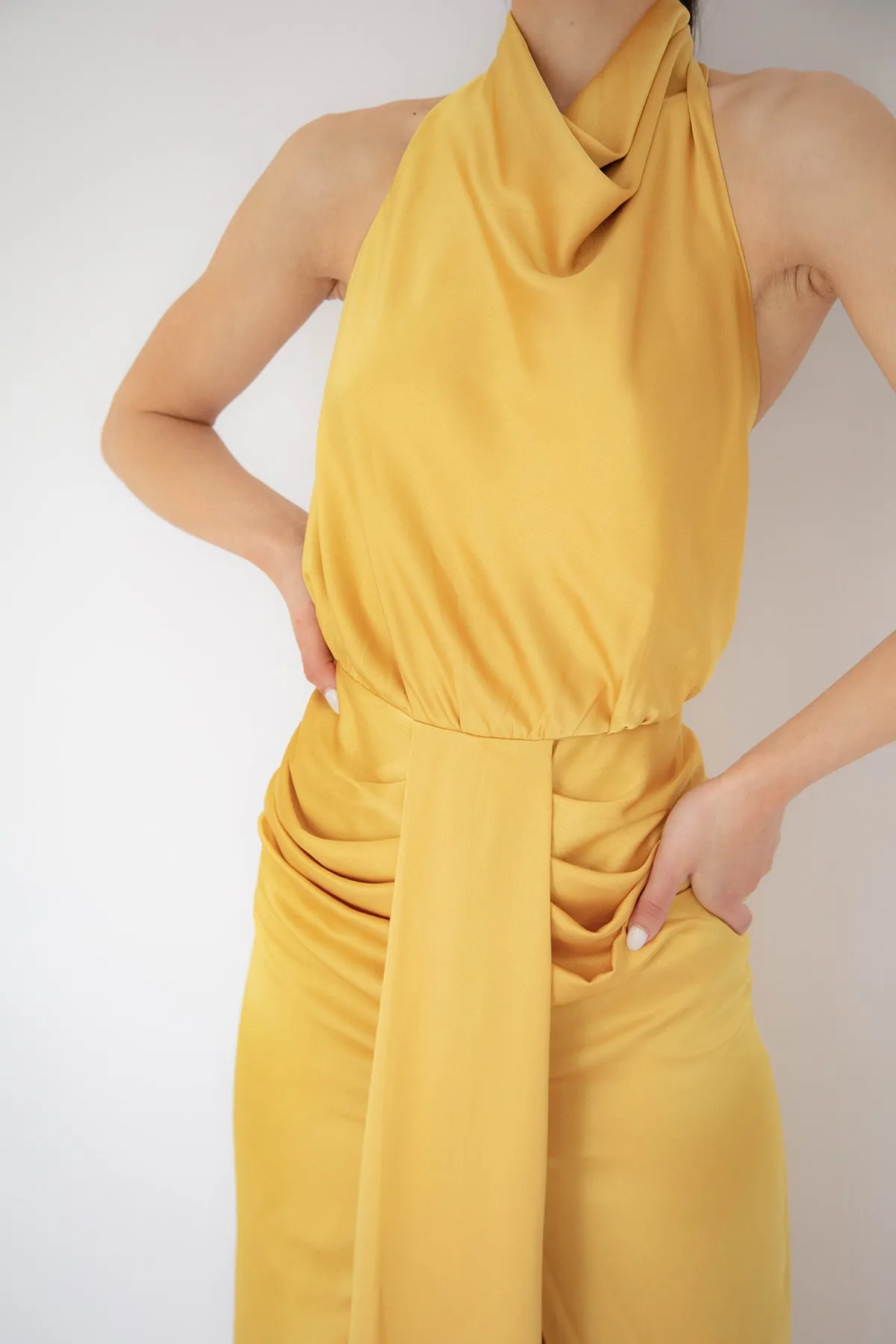 FINAL SALE: Elle Dress In Mustard by HSH