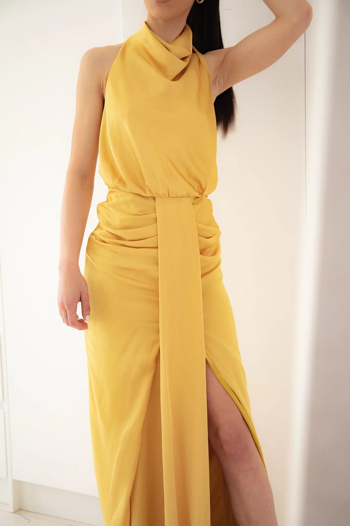 FINAL SALE: Elle Dress In Mustard by HSH