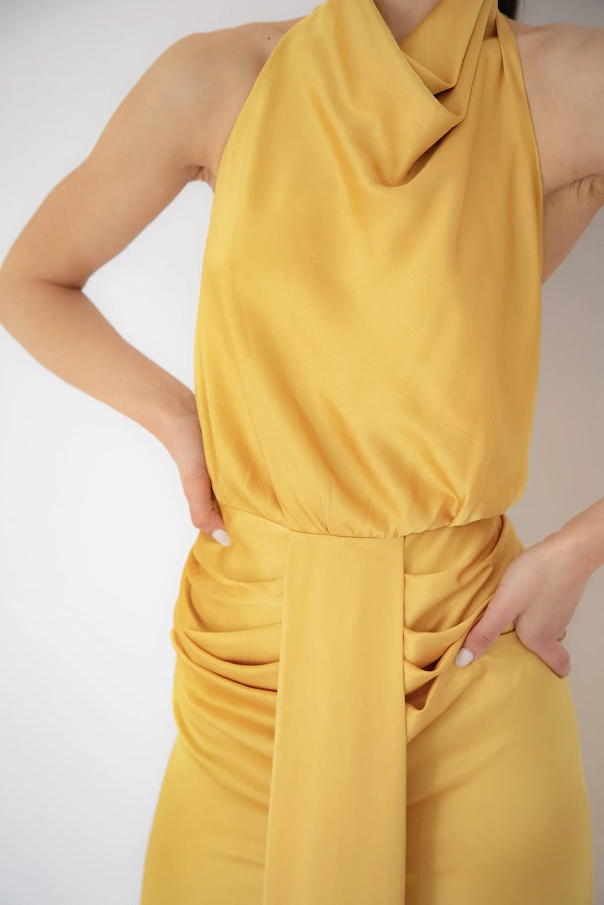 FINAL SALE: Elle Dress In Mustard by HSH