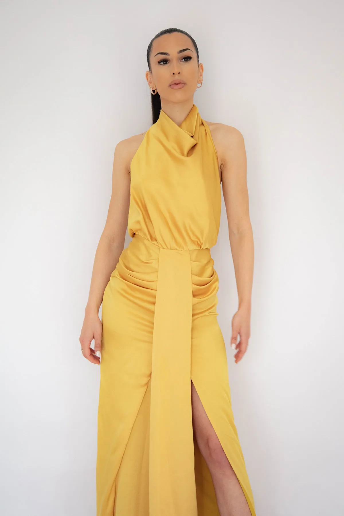 FINAL SALE: Elle Dress In Mustard by HSH
