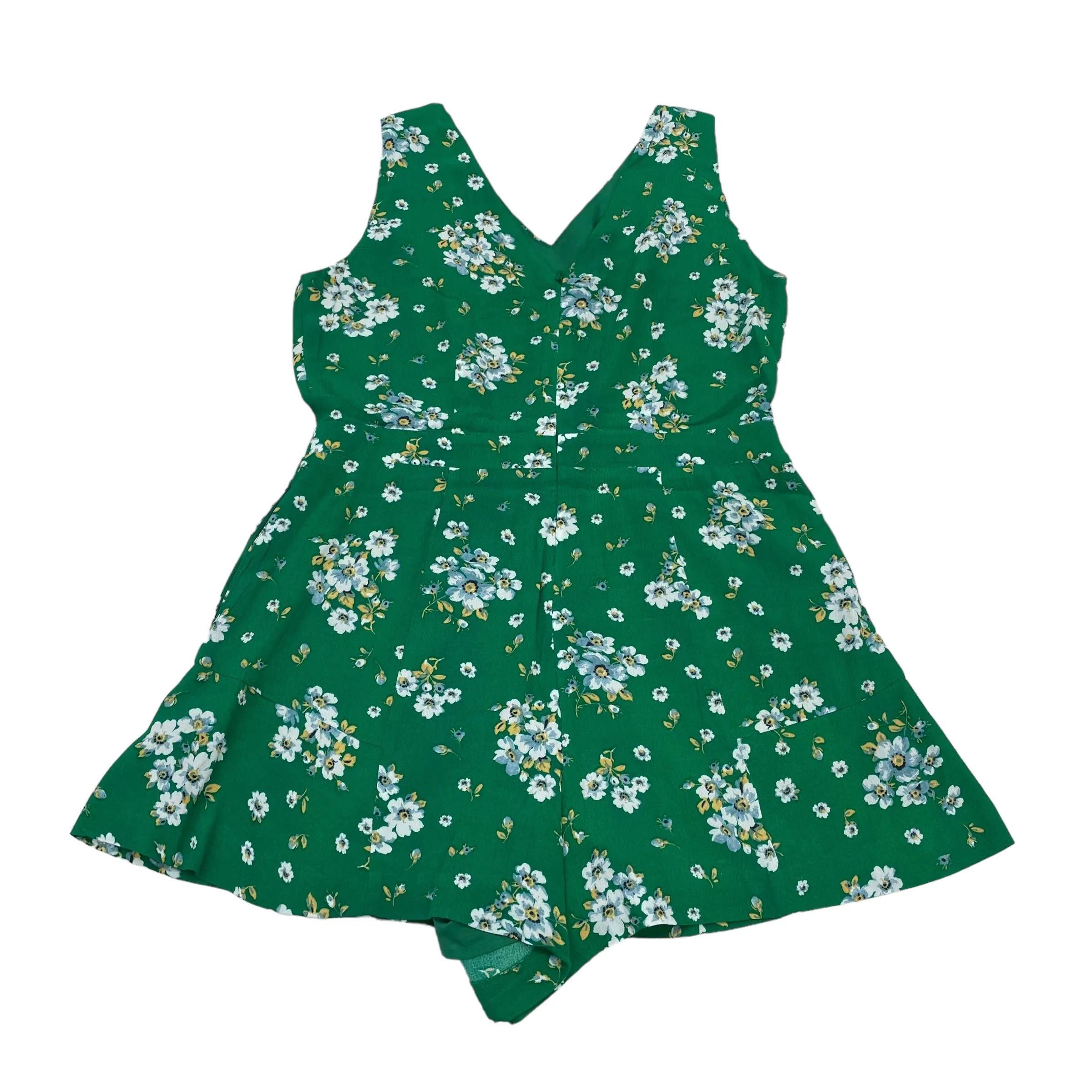 GREEN ROMPER by LOFT Size:2