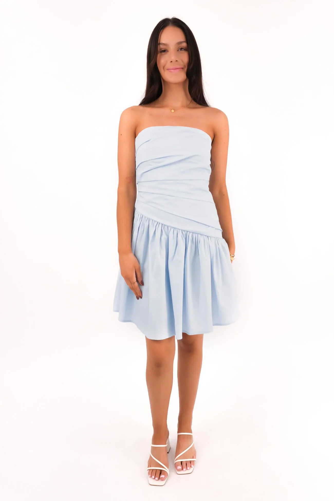 Hannah Mini Dress Blue