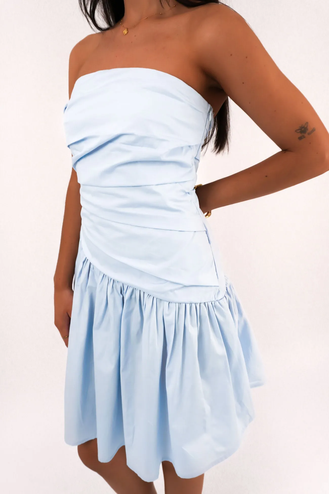 Hannah Mini Dress Blue