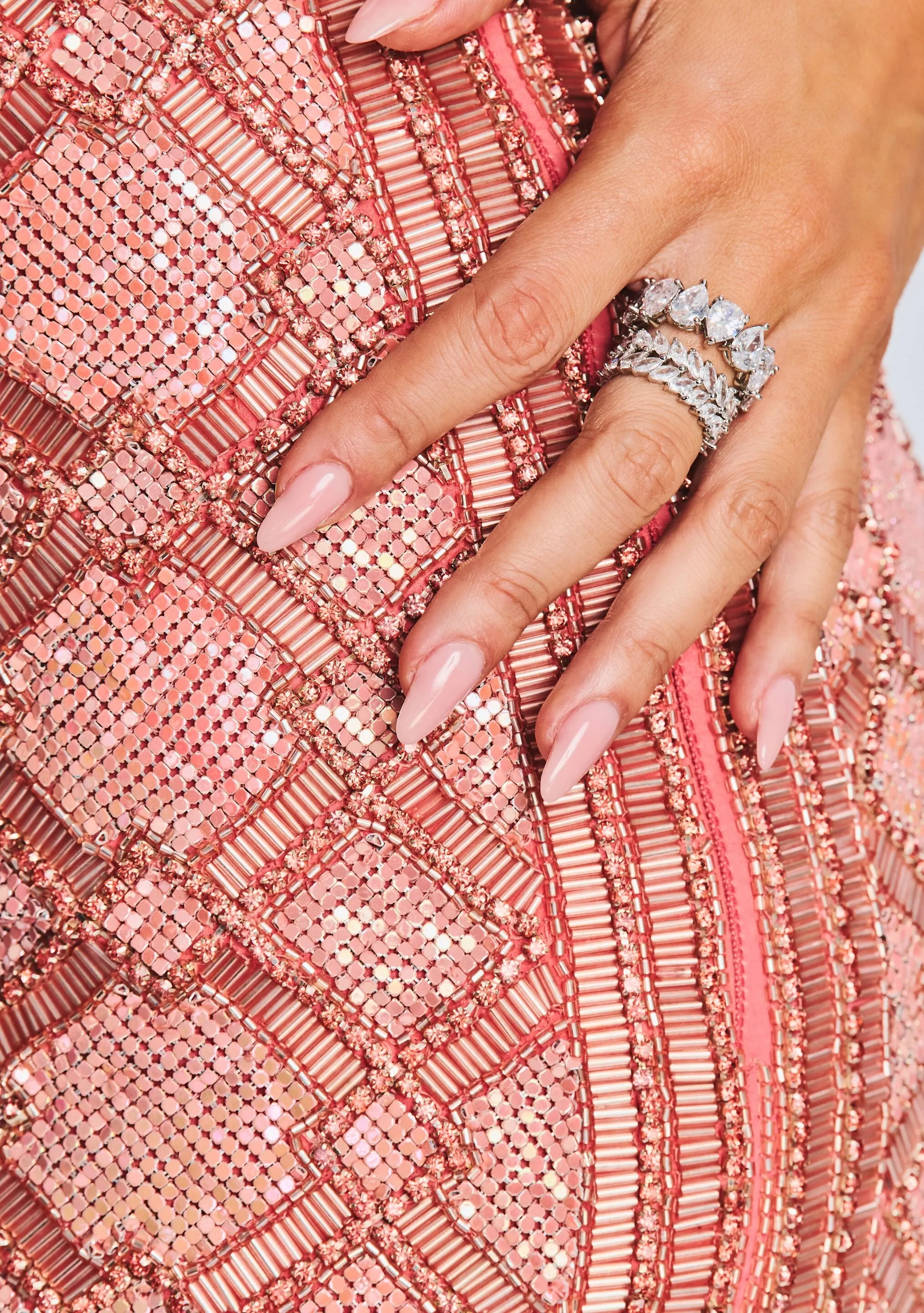 Heather Sequin Chainmail Dress