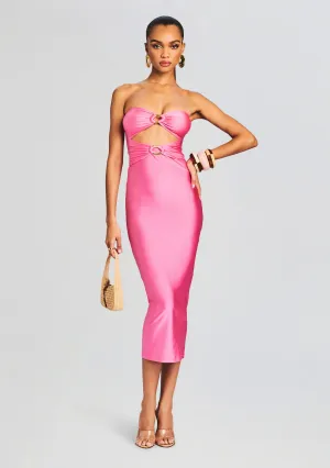 Ida Lycra Midi Dress