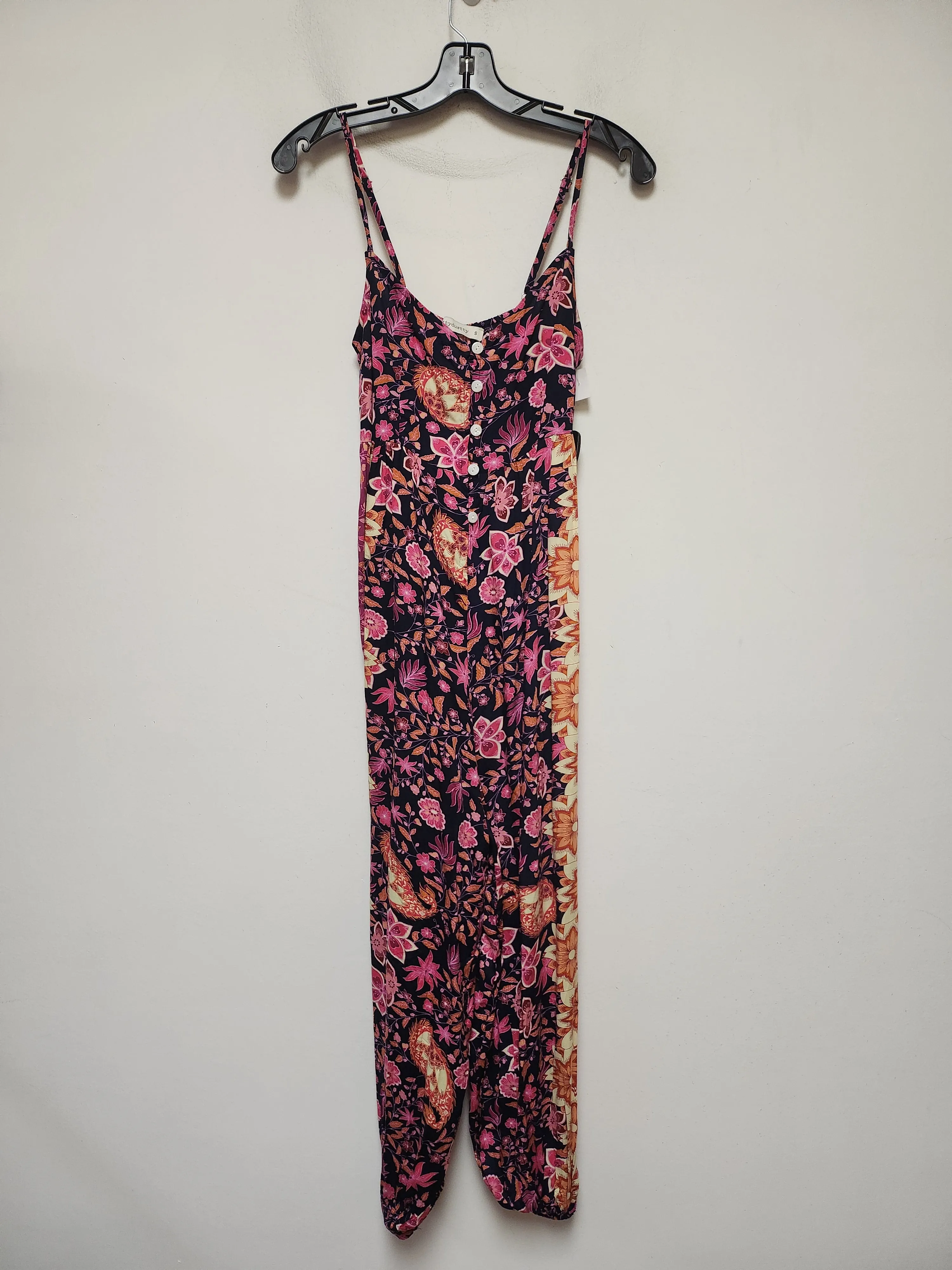 Jumpsuit By Clothes Mentor In Floral Print, Size: S