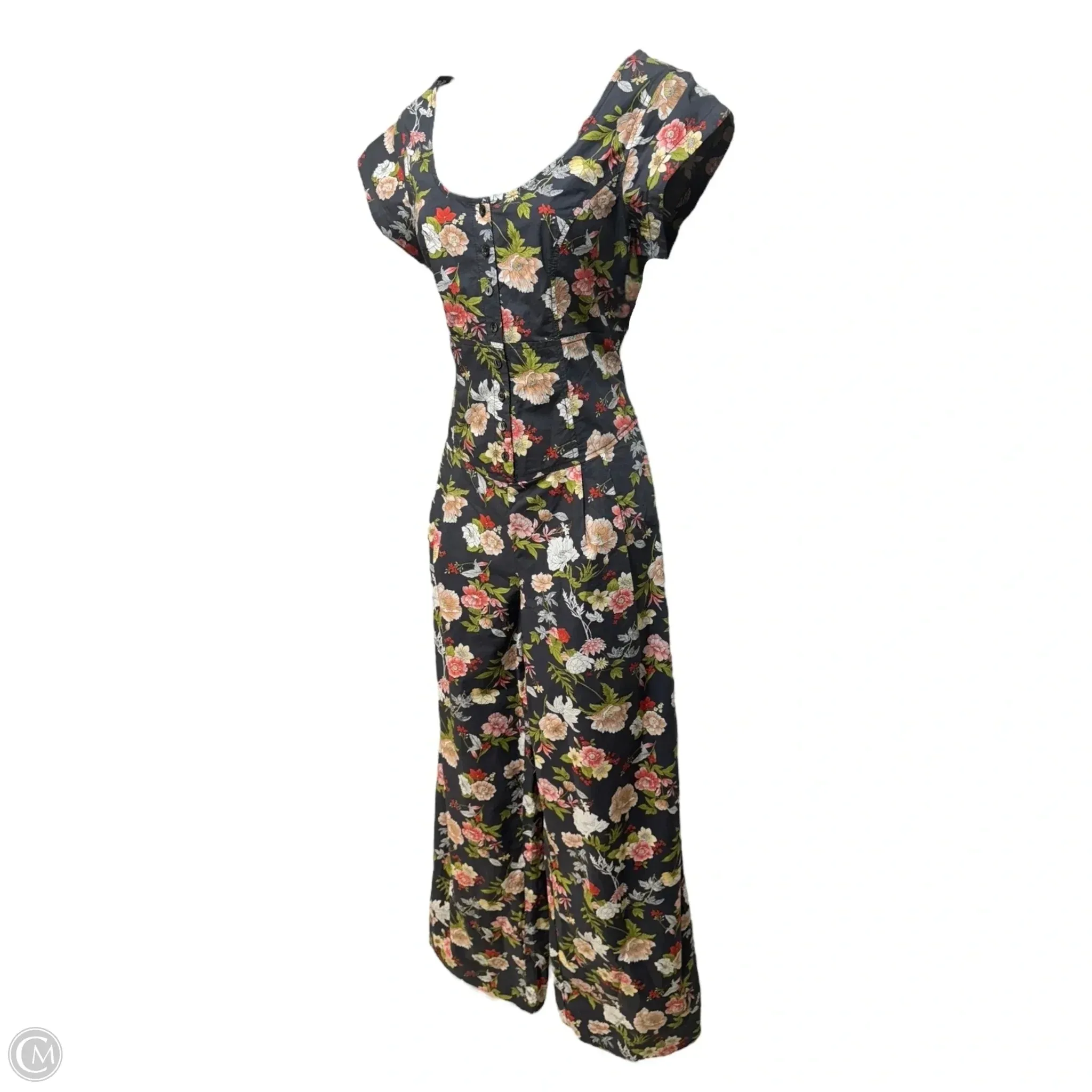 Jumpsuit By Current Air In Floral Print, Size: S