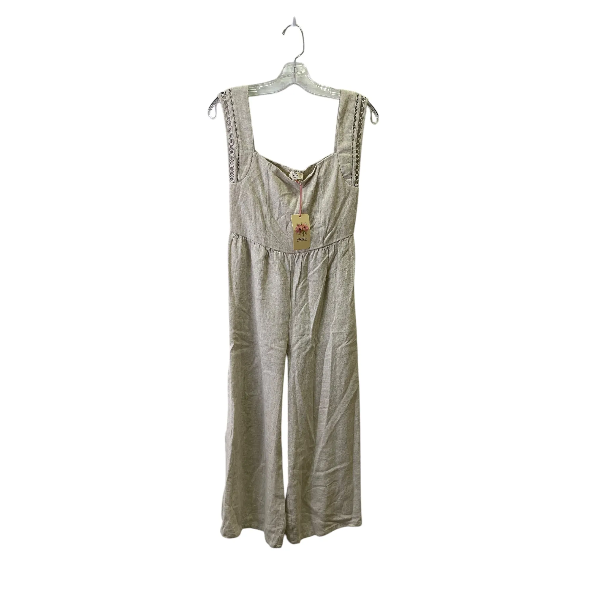 Jumpsuit By Entro In Taupe, Size:M