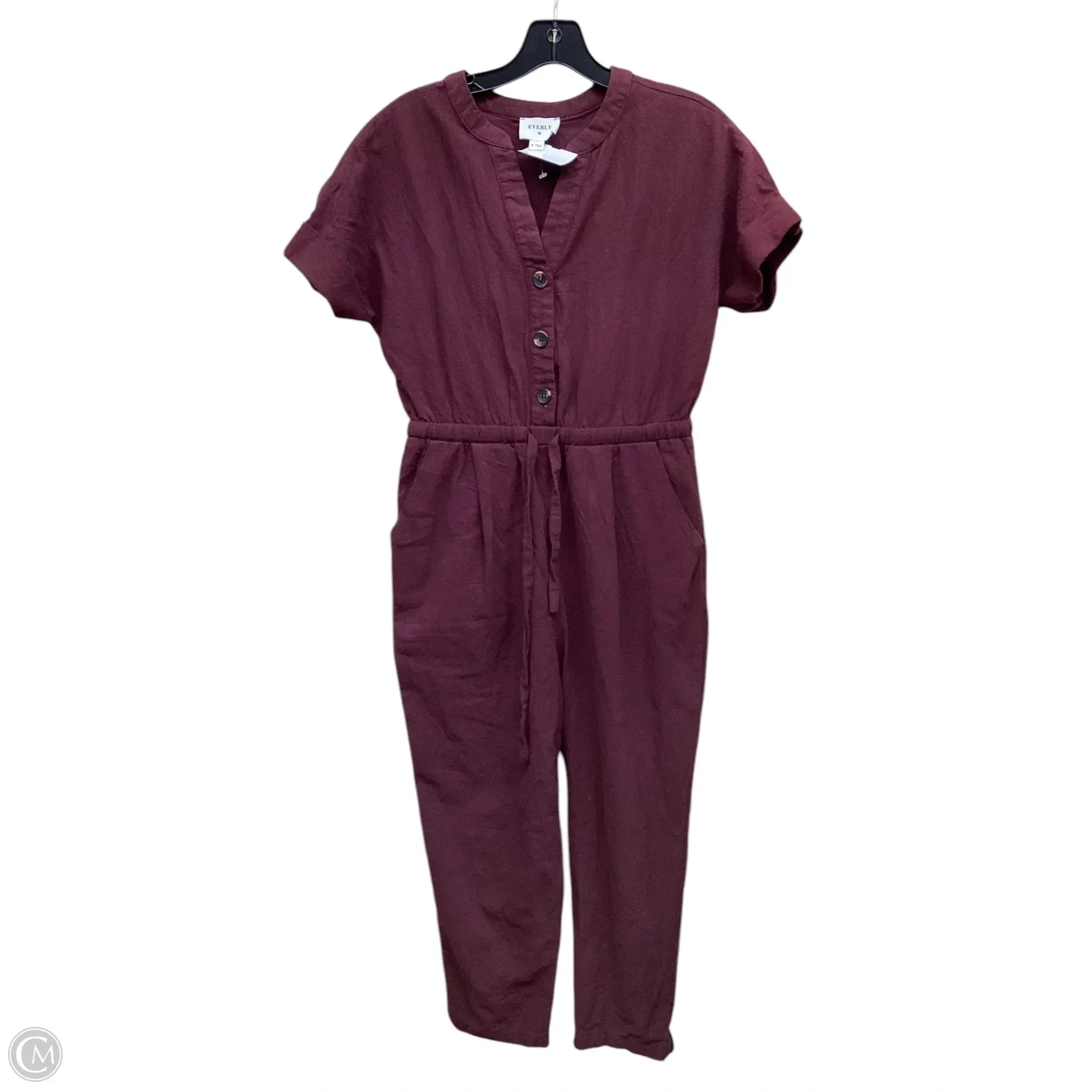 Jumpsuit By Everly In Maroon, Size: M