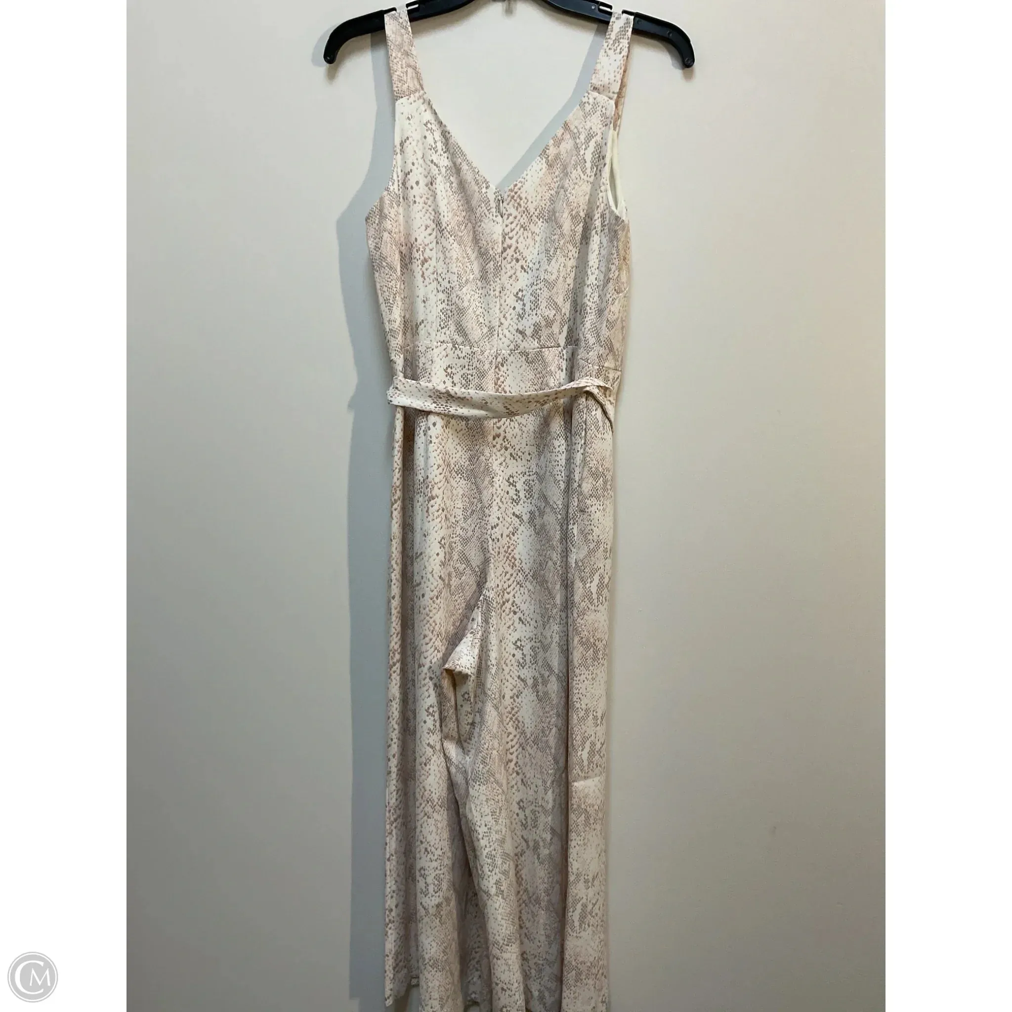 Jumpsuit By Loft In Snakeskin Print, Size: S
