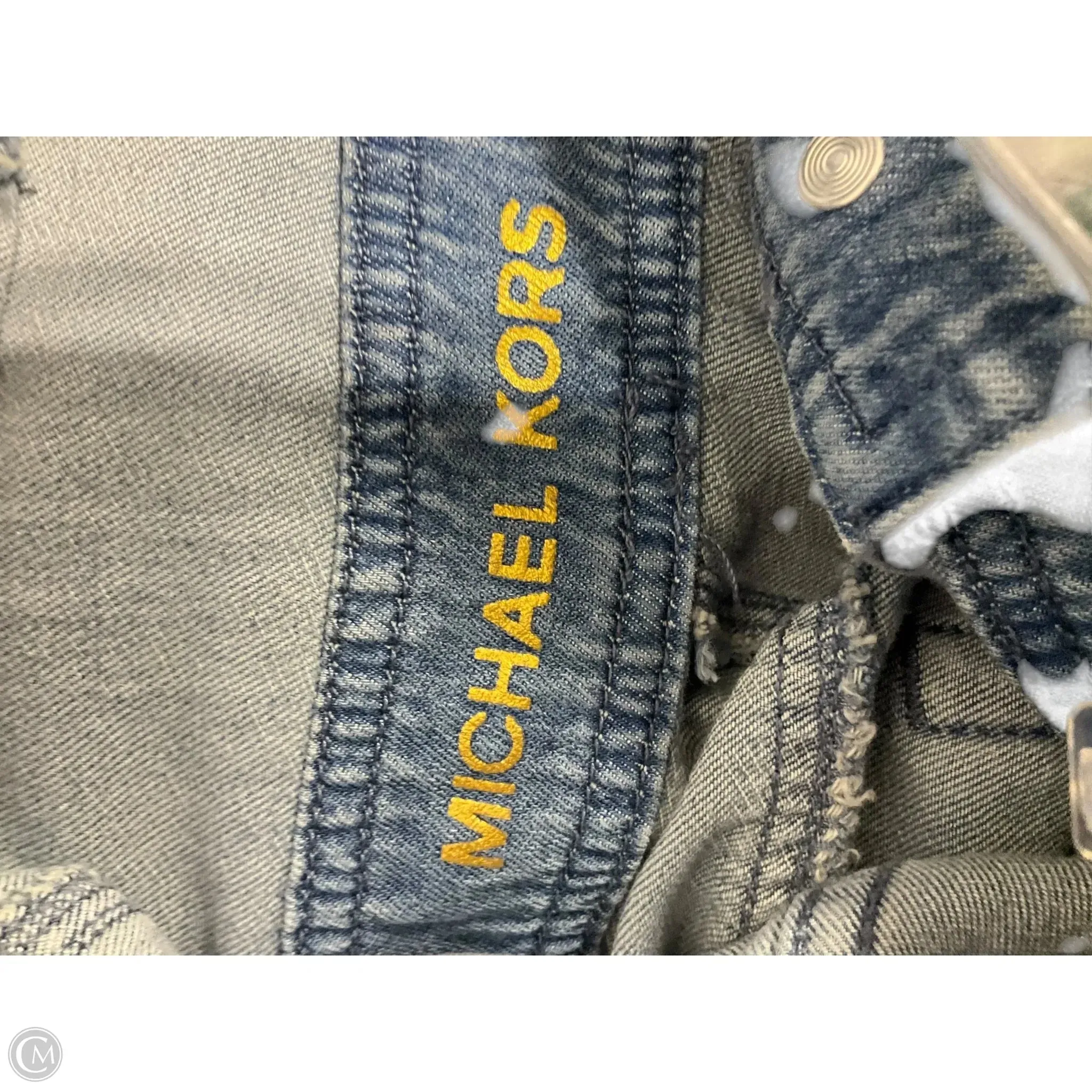 Jumpsuit By Michael By Michael Kors In Blue Denim, Size: M