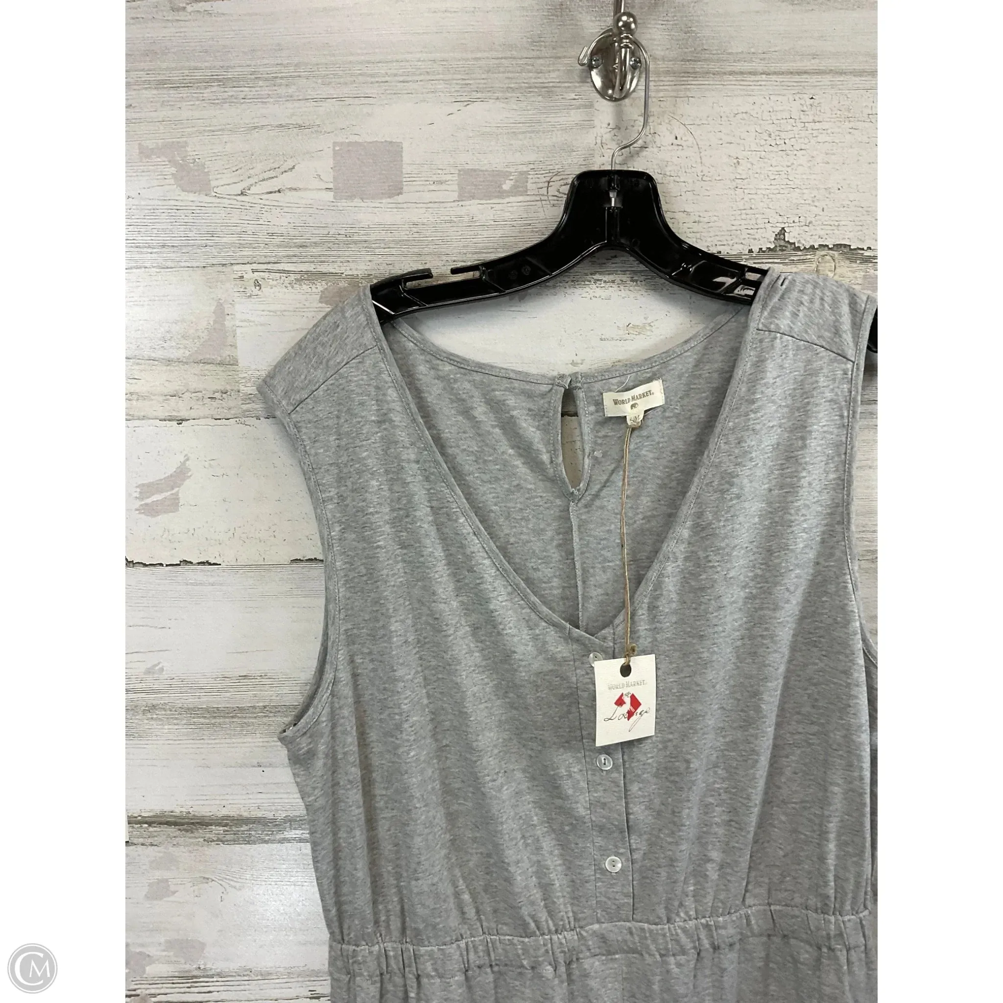 Jumpsuit By World Market In Grey, Size: S / M