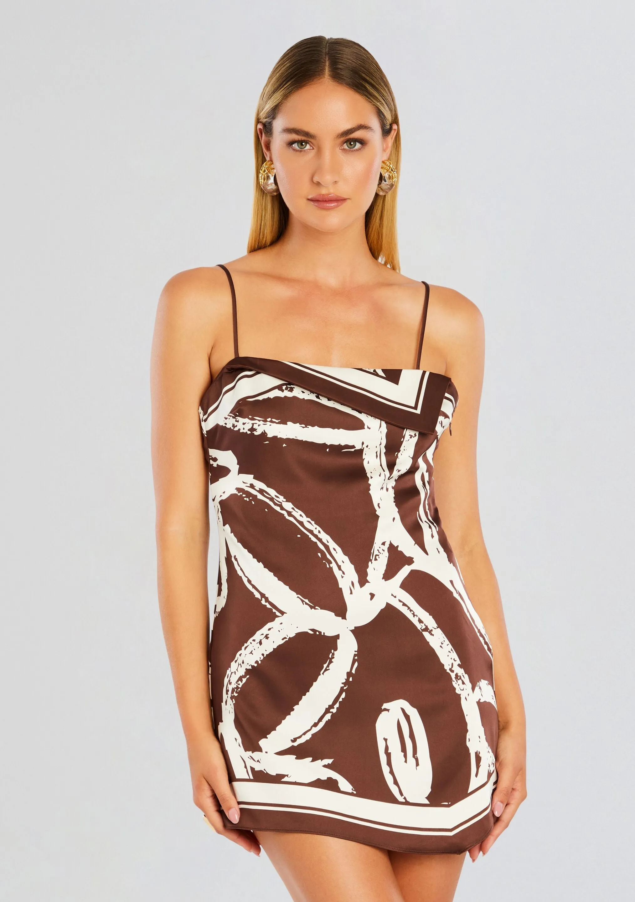 Leilani Satin Mini Dress
