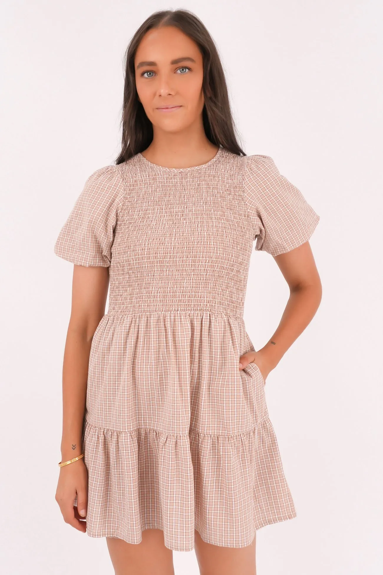 Lenox Mini Dress Check