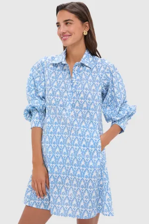 Light Blue Taormina Chloe Short Dress