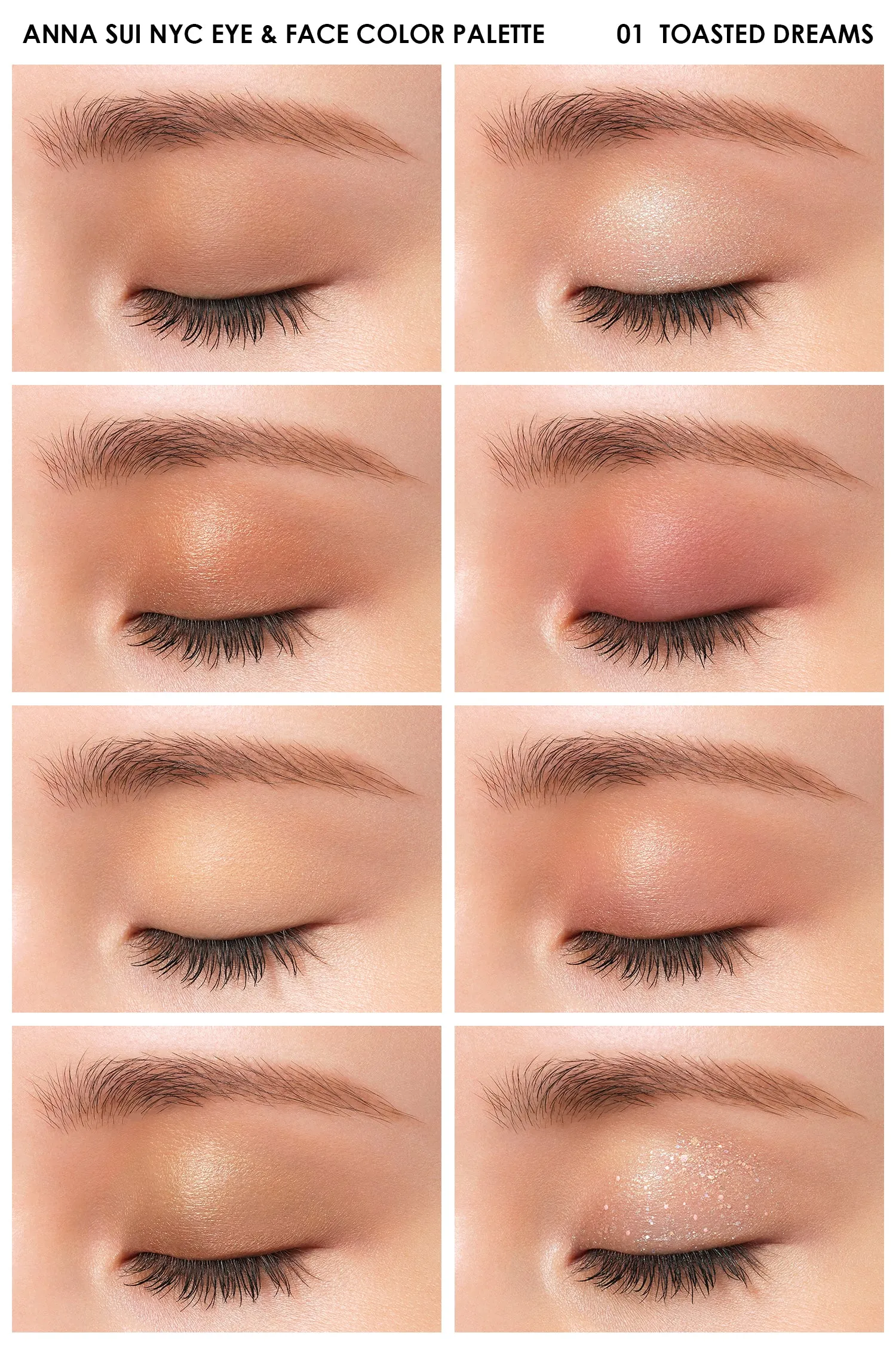 Limited Edition: Anna Sui NYC Eye & Face Color Palette - Toasted Dreams Annasui