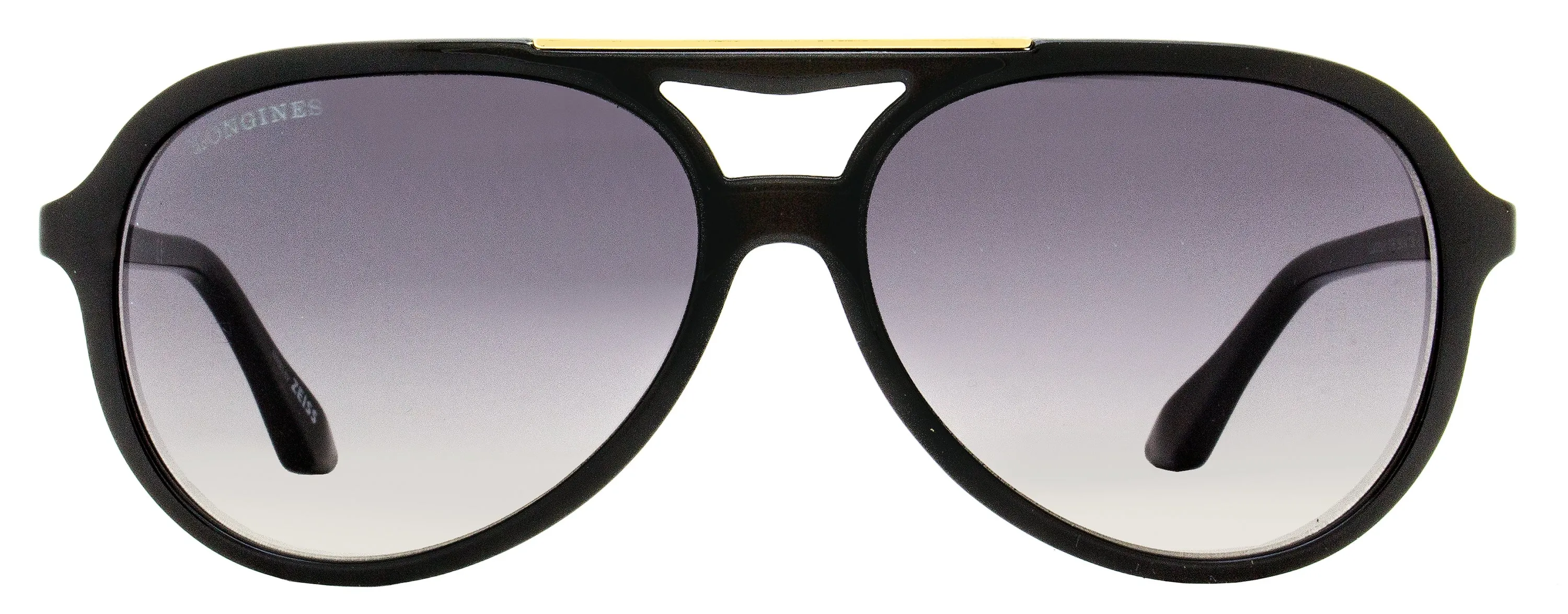 Longines Men's Pilot Sunglasses LG0003-H 01B Black 59mm