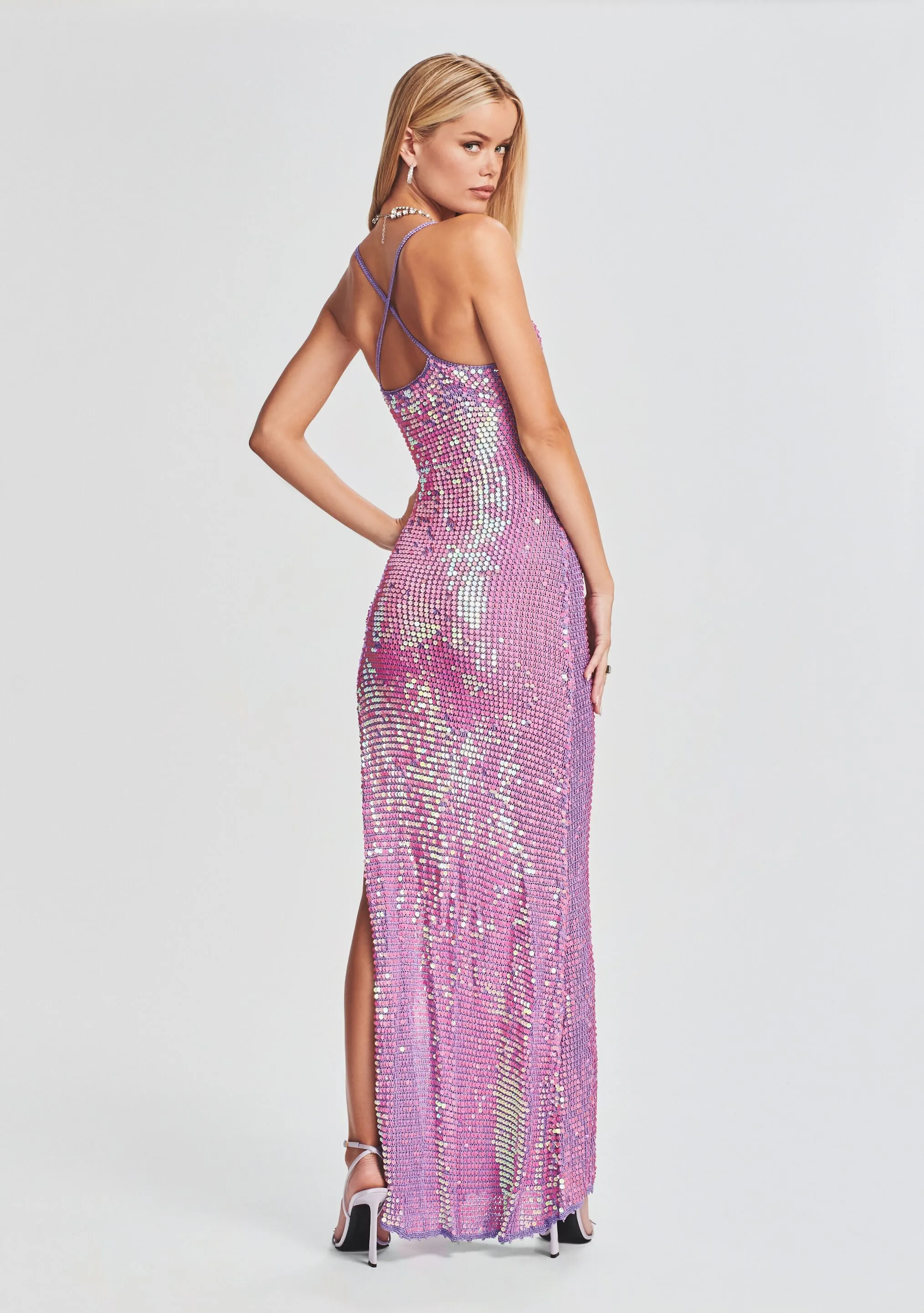 Marie Sequin Crochet Dress