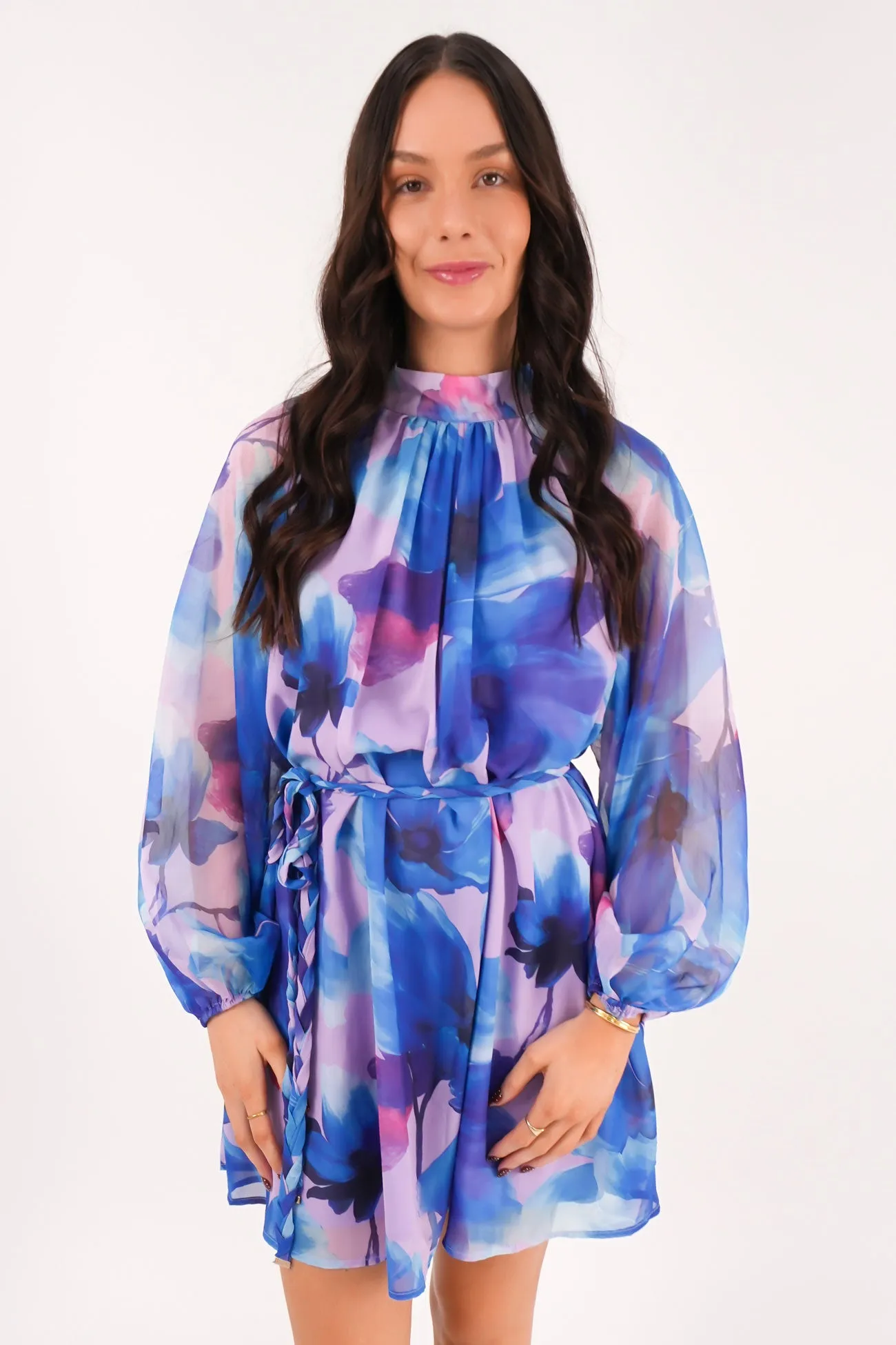 Meera Mini Dress Blue