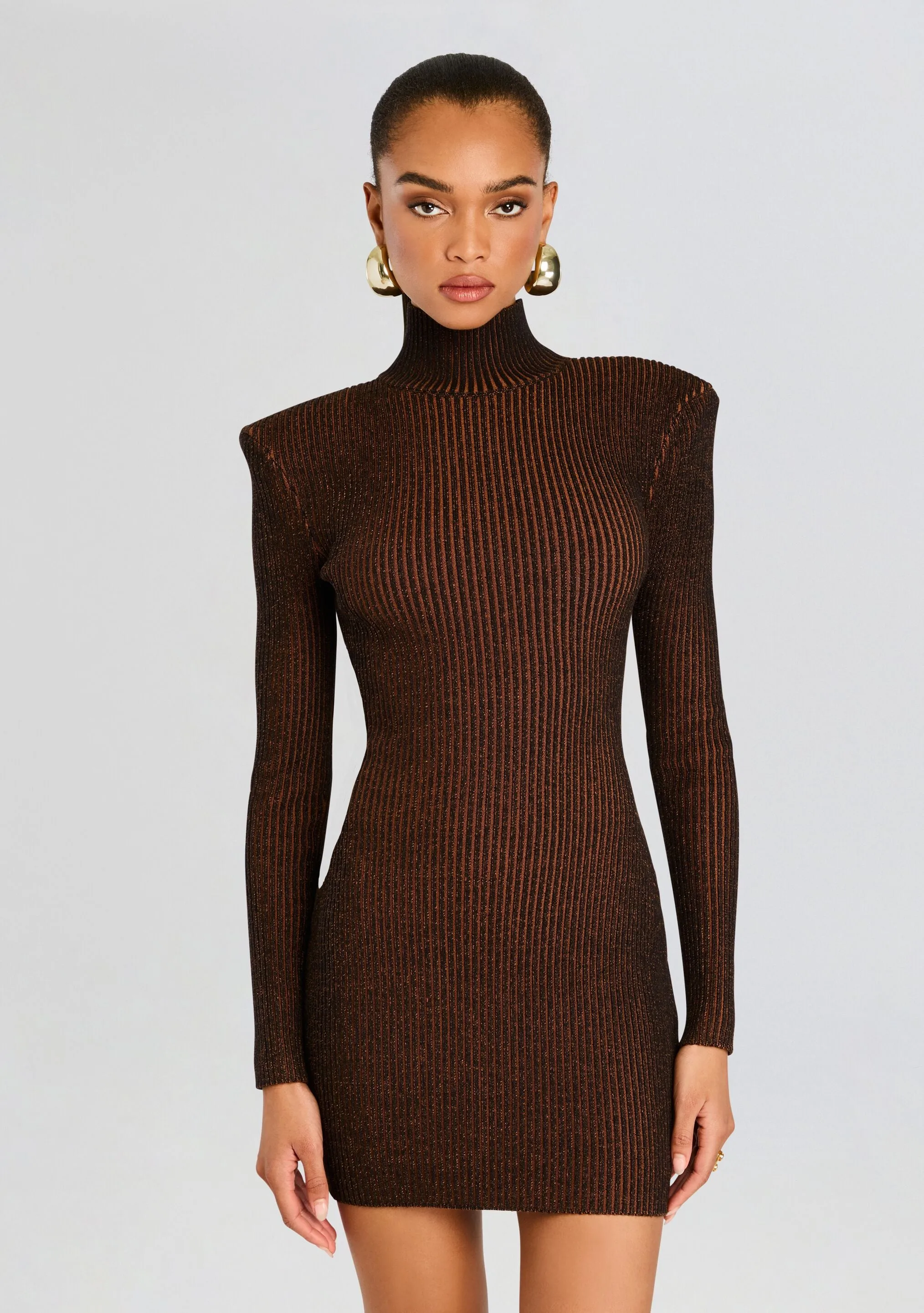 Moda Rib Knit Mini Dress