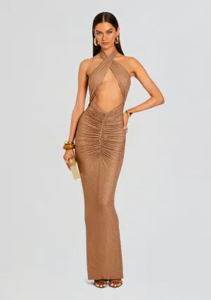 Oakley Mesh Embellished Dress