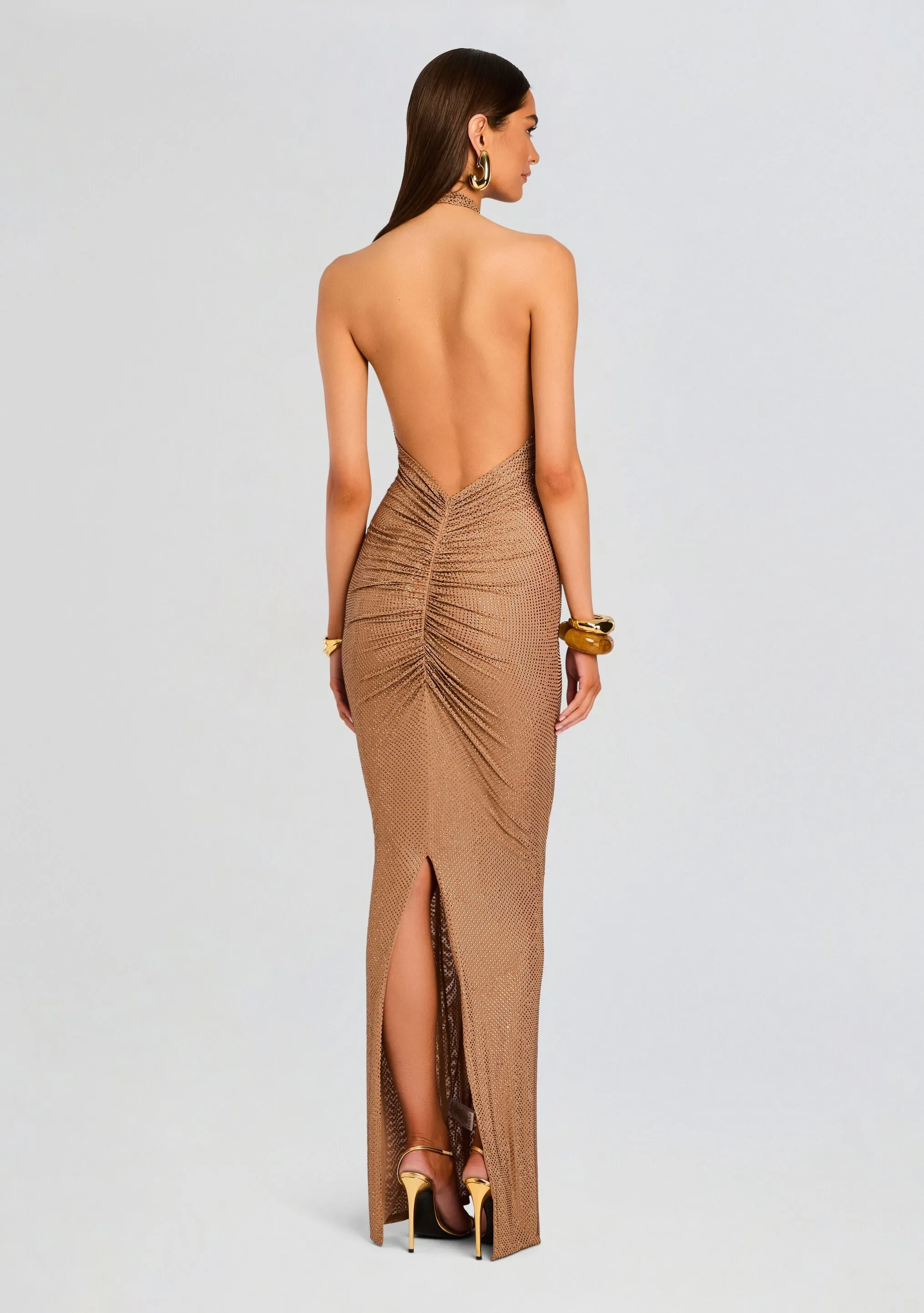 Oakley Mesh Embellished Dress