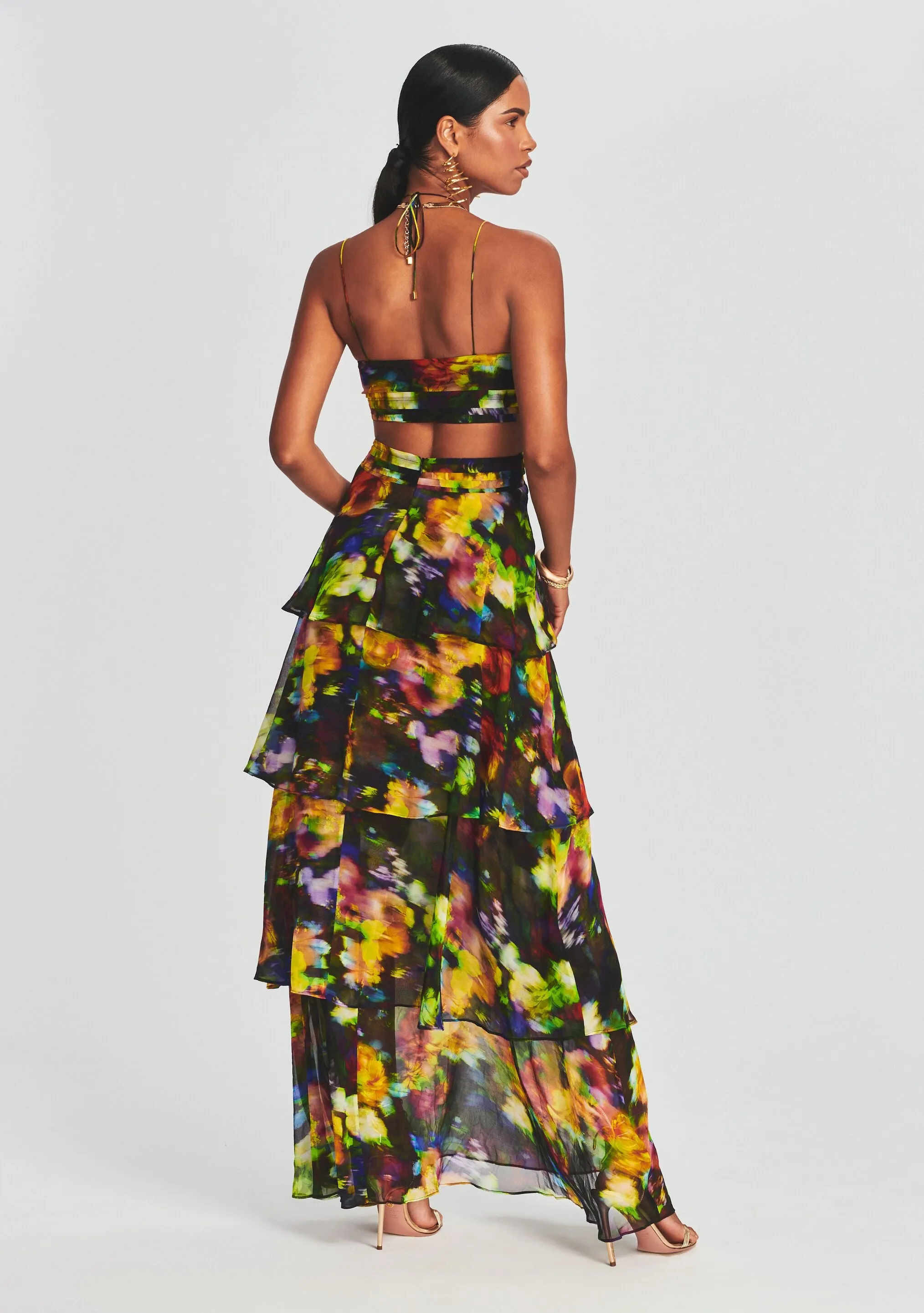 Paulina Silk Chiffon Dress