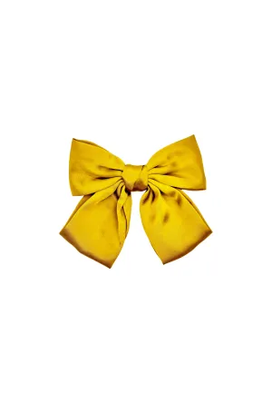 Pollyanna Bow - Chartreuse Satin