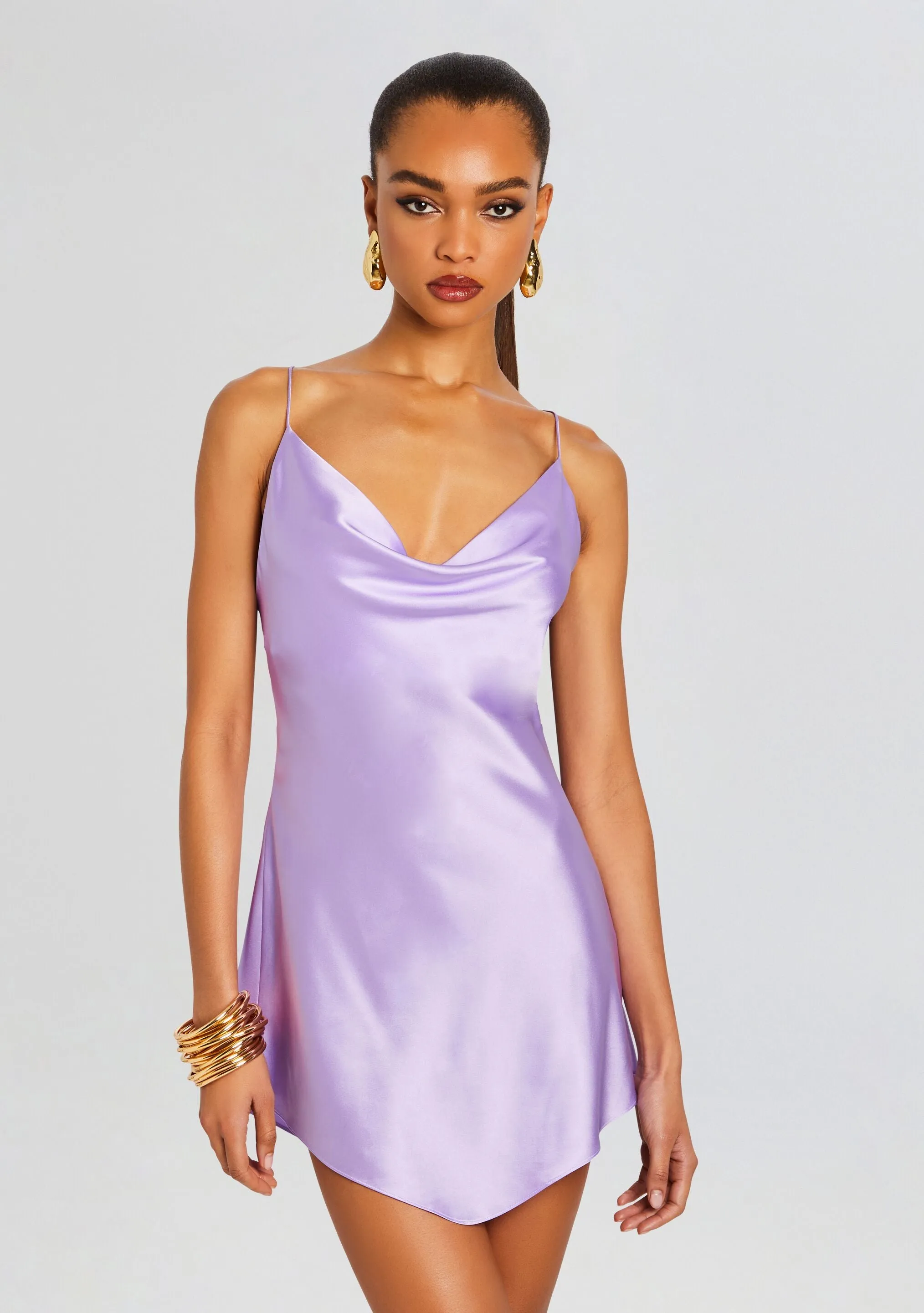 Pracilla Silk Mini Dress