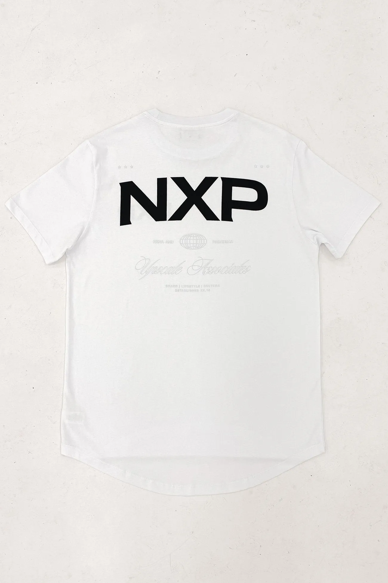 Prancer Dual Curved Tee Optical White