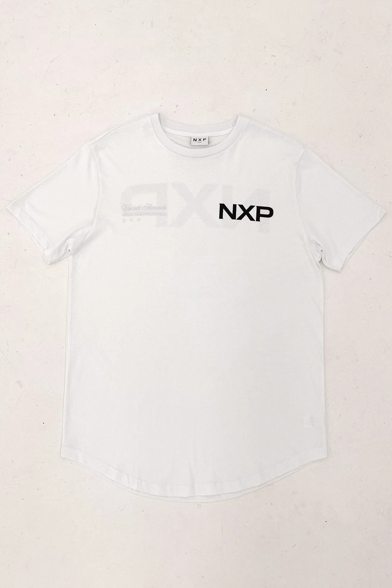 Prancer Dual Curved Tee Optical White