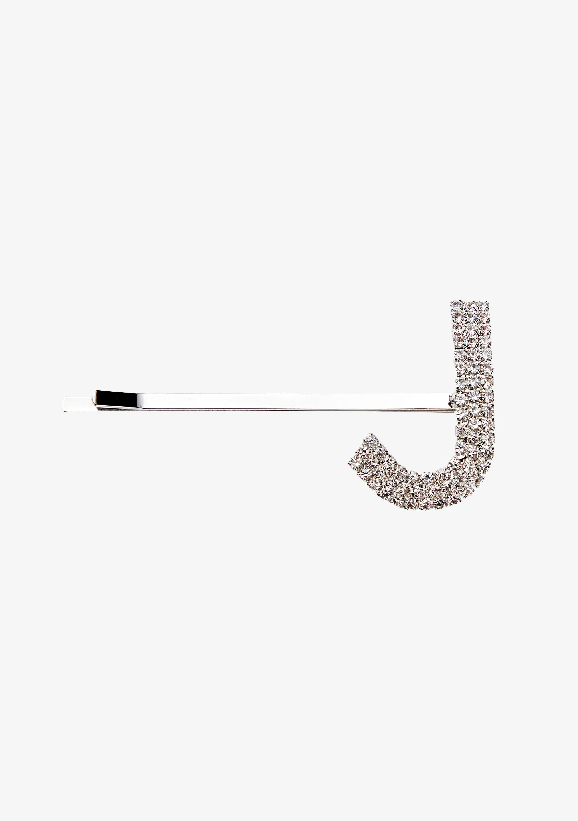 Rhinestone Alphabet Hair Clip